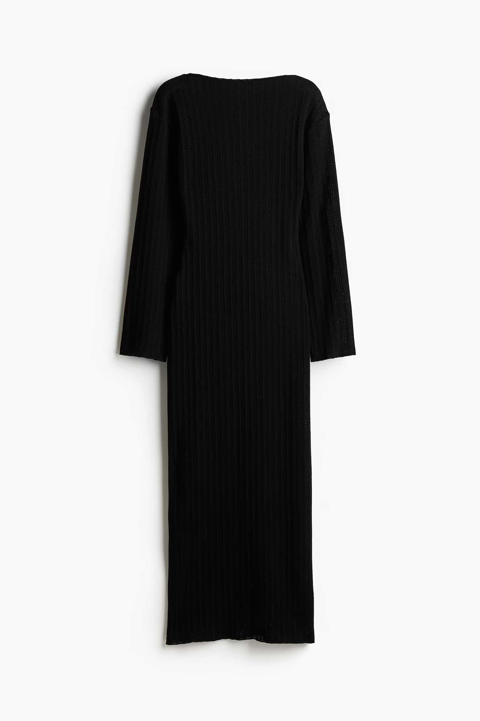 Hole Patterned Maxi Dress