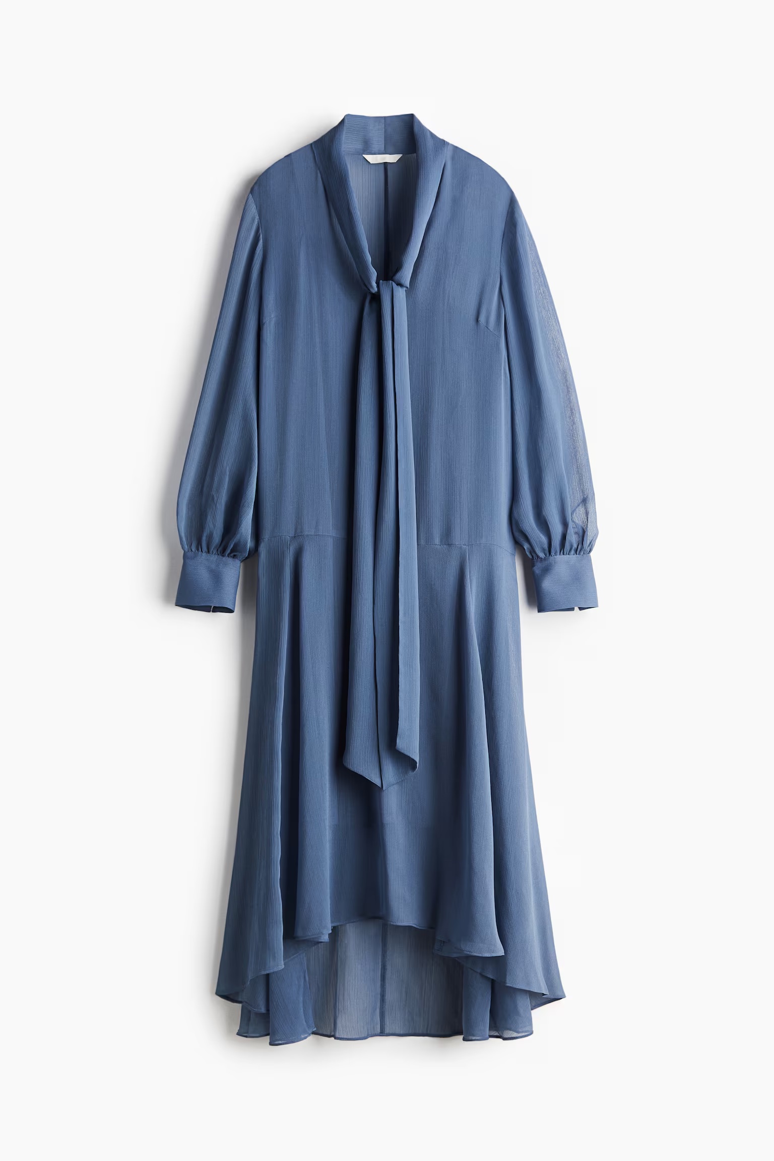 Thin Dress with Lace Collar