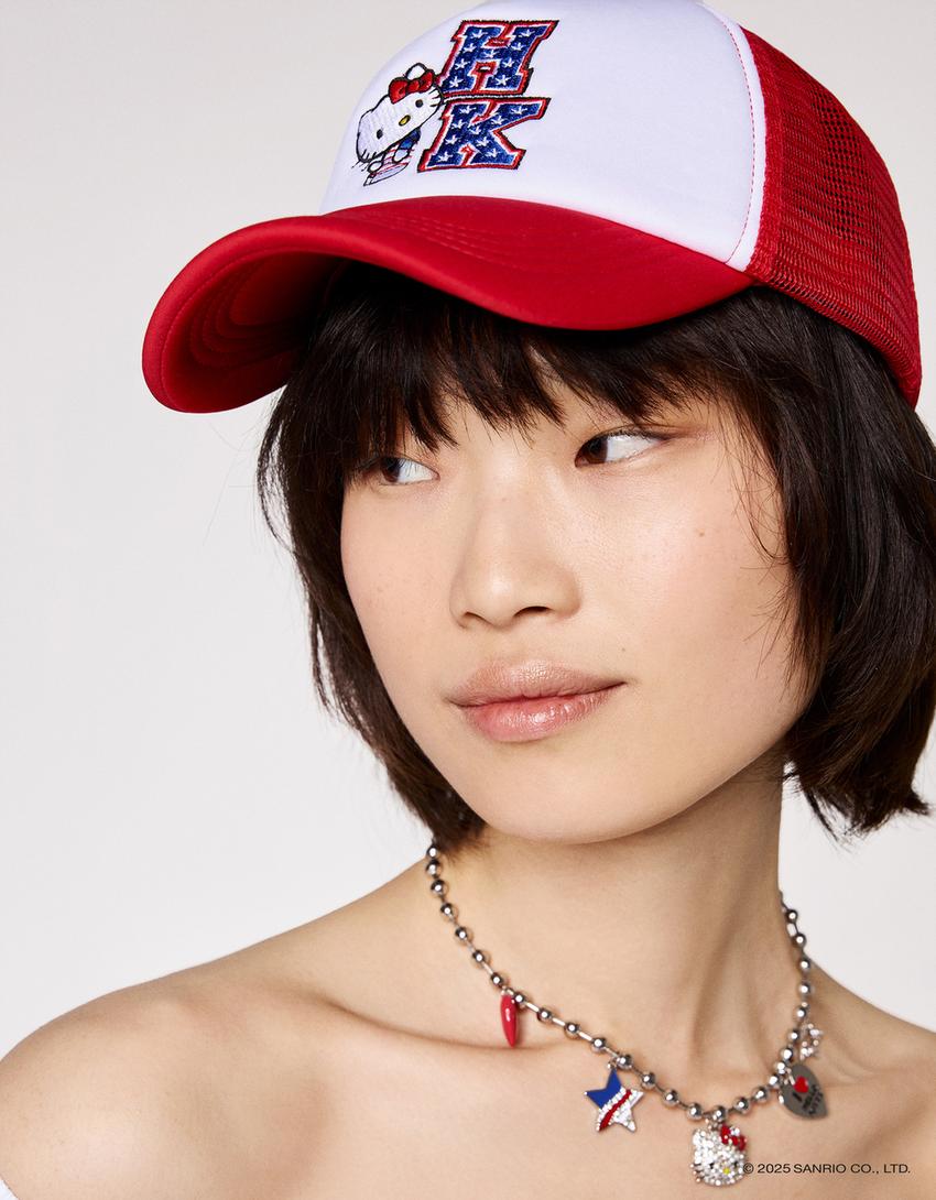 Embroidered Hello Kitty cap