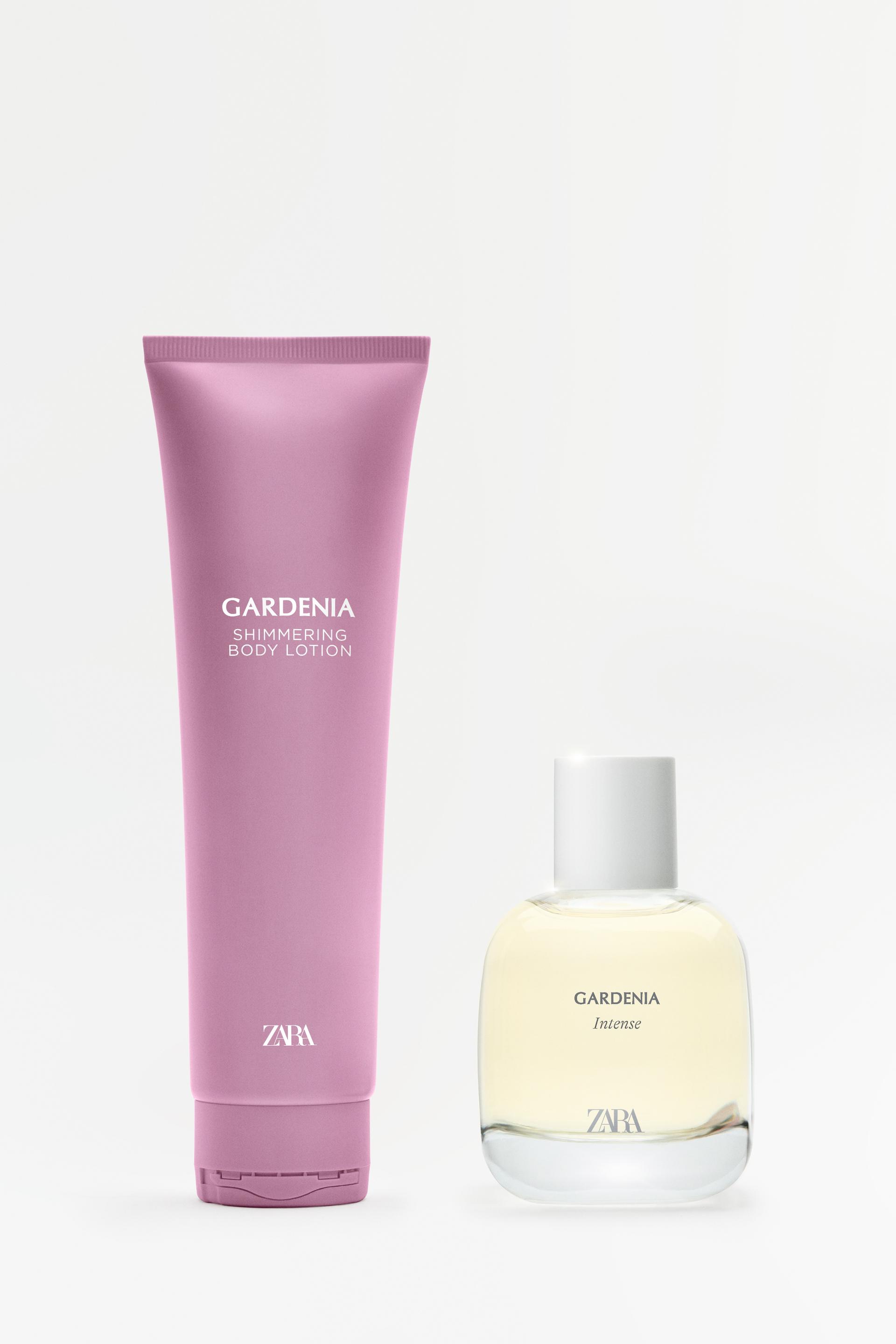 GARDENIA INTENSE EDP 90 ML (3.0 FL. OZ) + GLITTER CREAM 150 ML (5.0 FL. OZ).