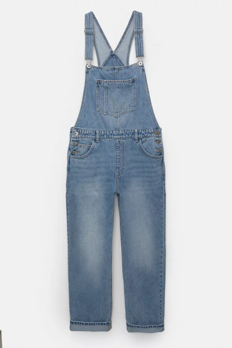 Basic denim overalls