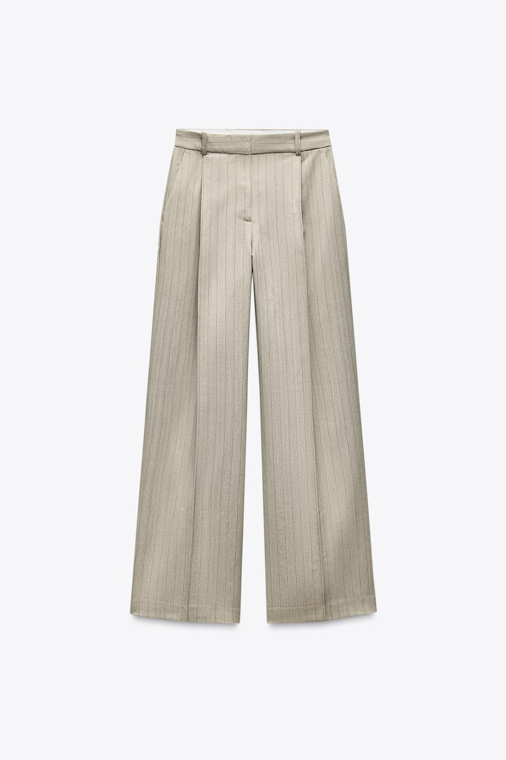 HERRINGBONE STRIPE TROUSERS