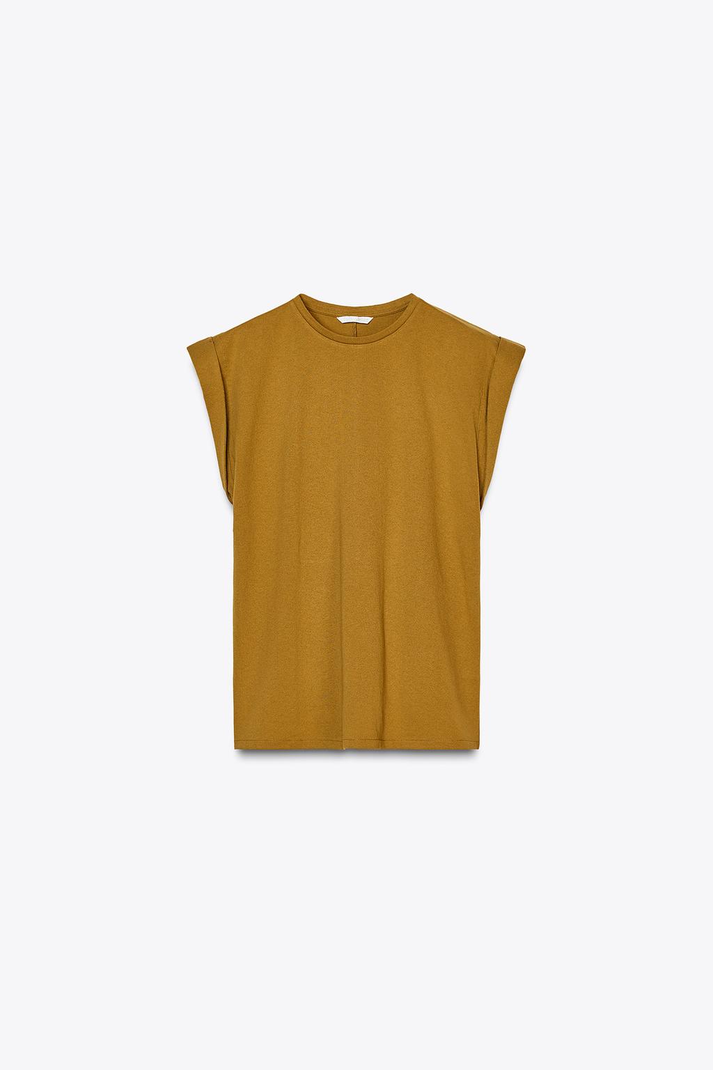 DROP SHOULDER TEXTURED T-SHIRT