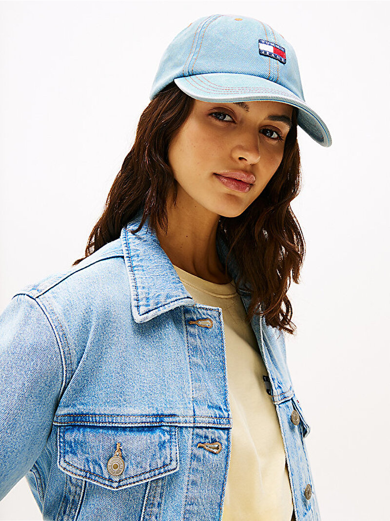 women tjw heritage denim hat TOMMY HILFIGER