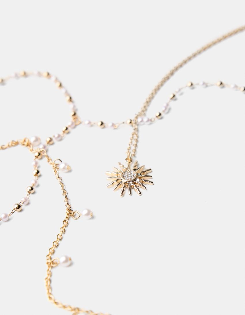 3-piece pendant necklace set