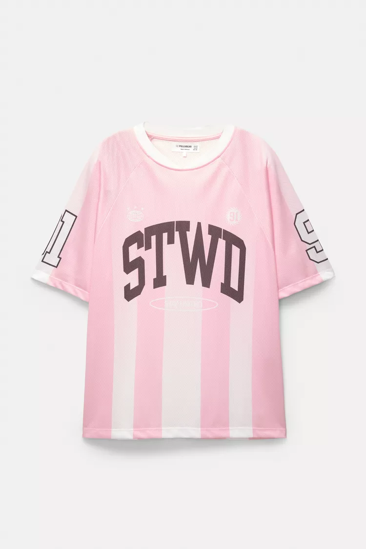 Pink 91 STWD football shirt