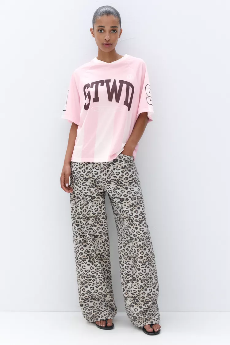 Pink 91 STWD football shirt