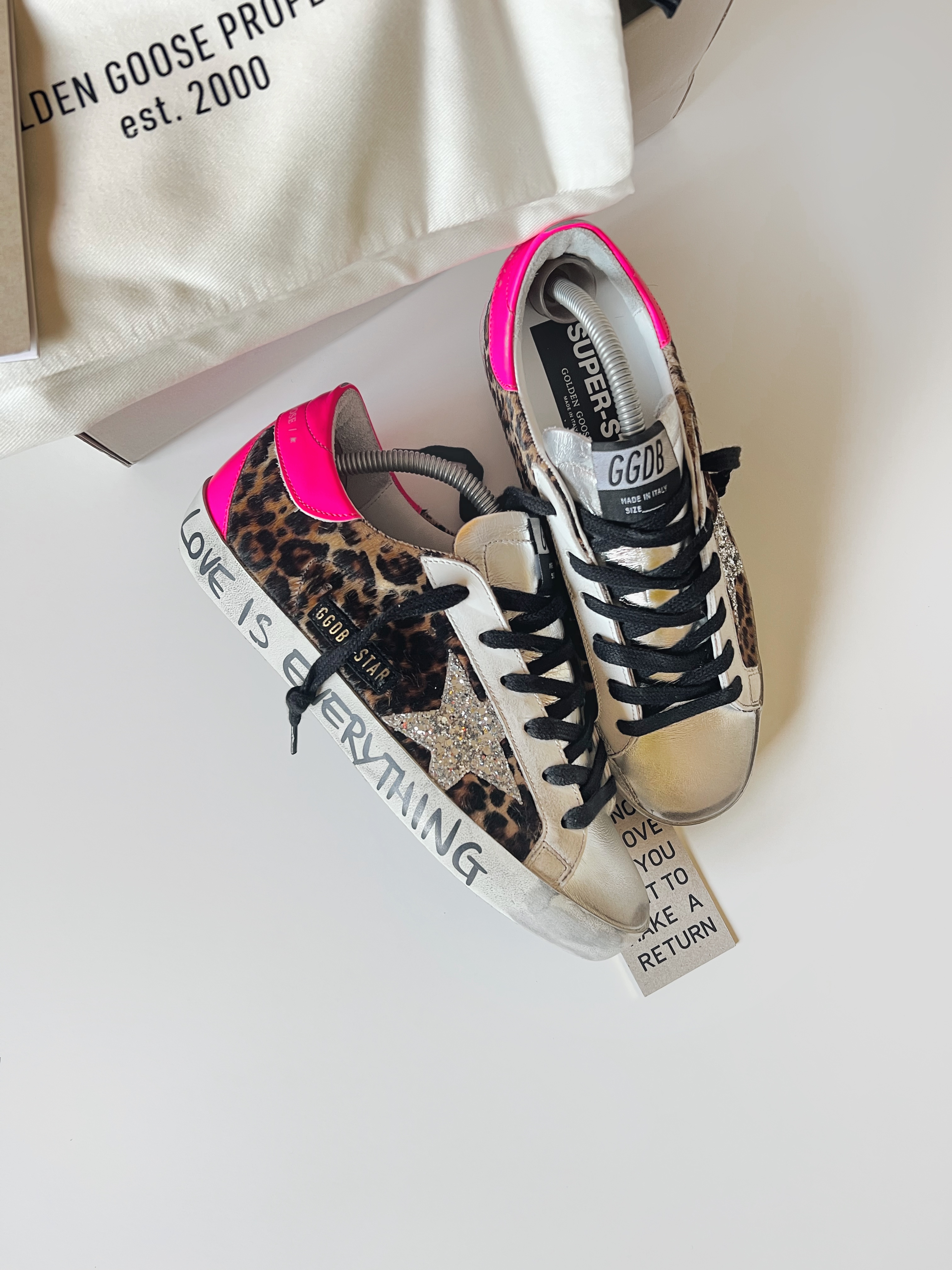 Metalic animal print Superstar