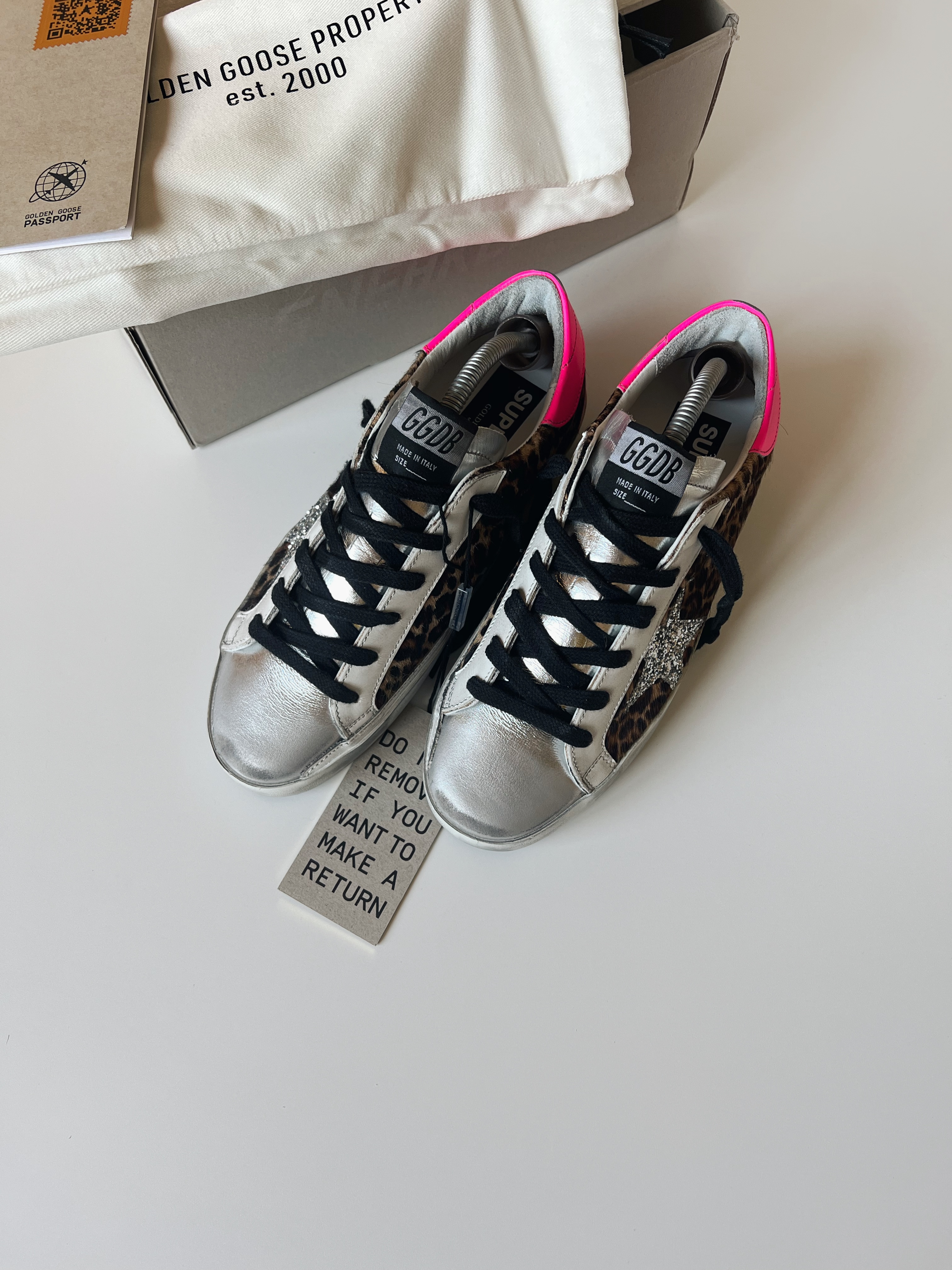 Metalic animal print Superstar