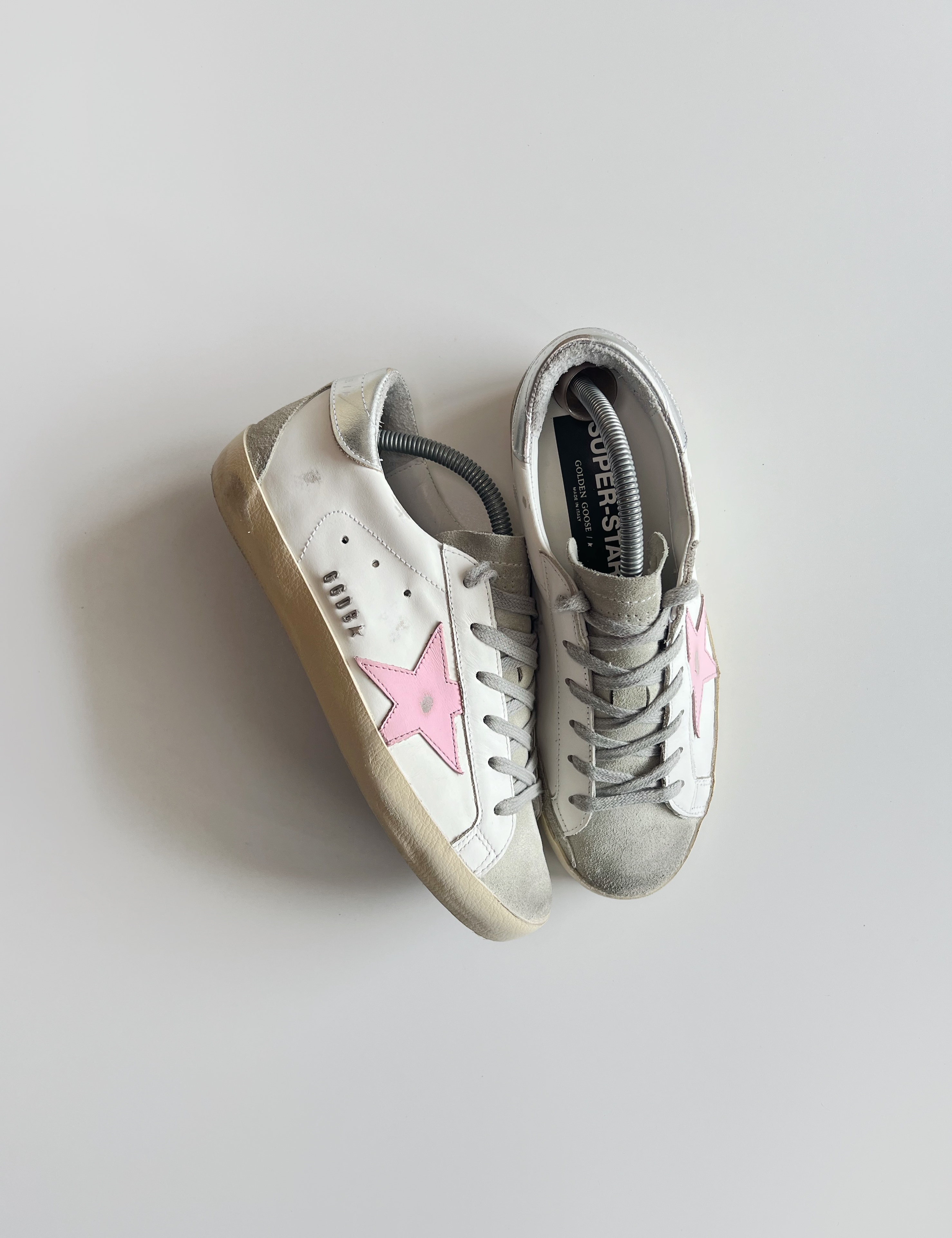 White & Pink superstar