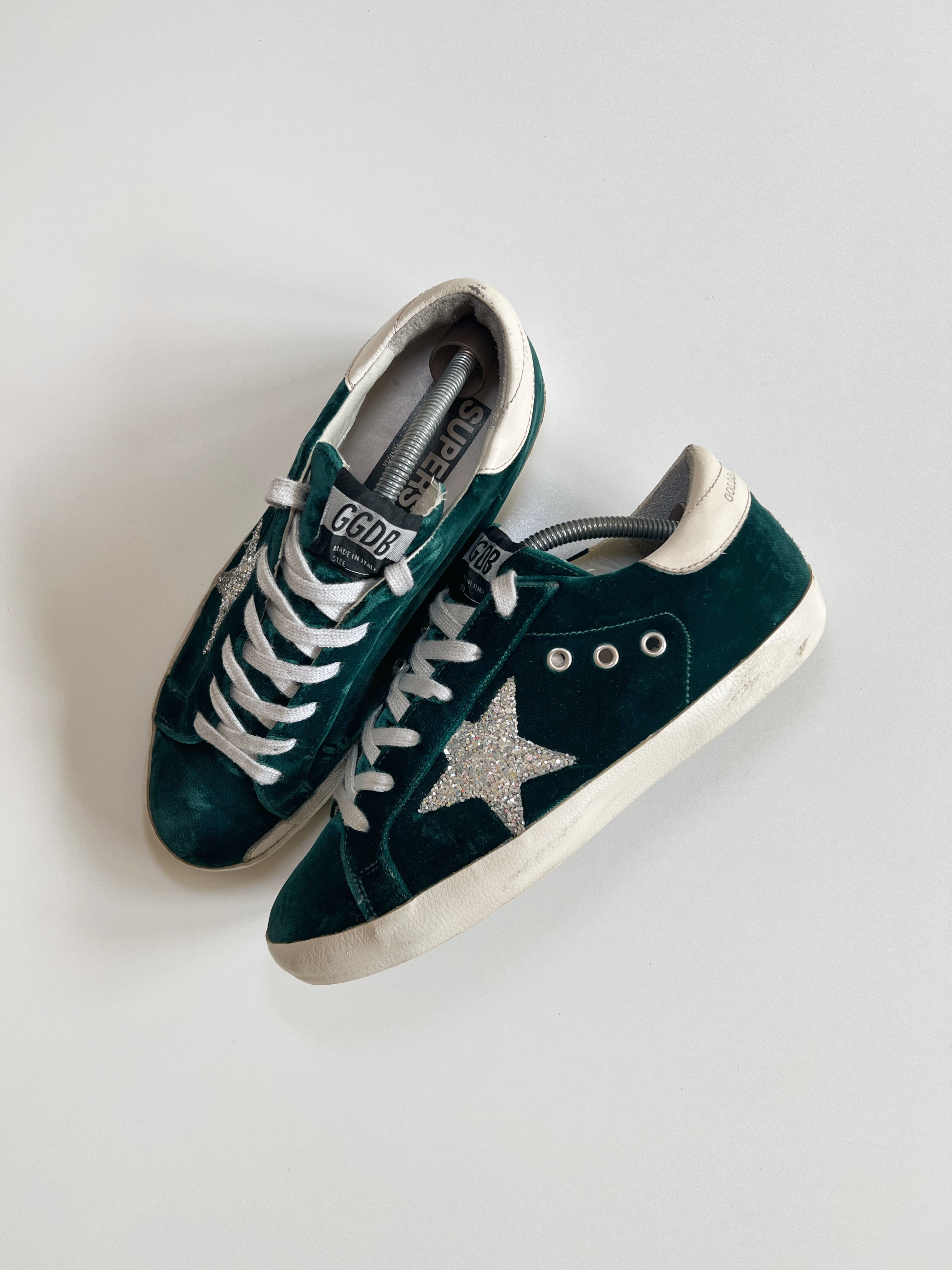 Green Superstar Golden Goose