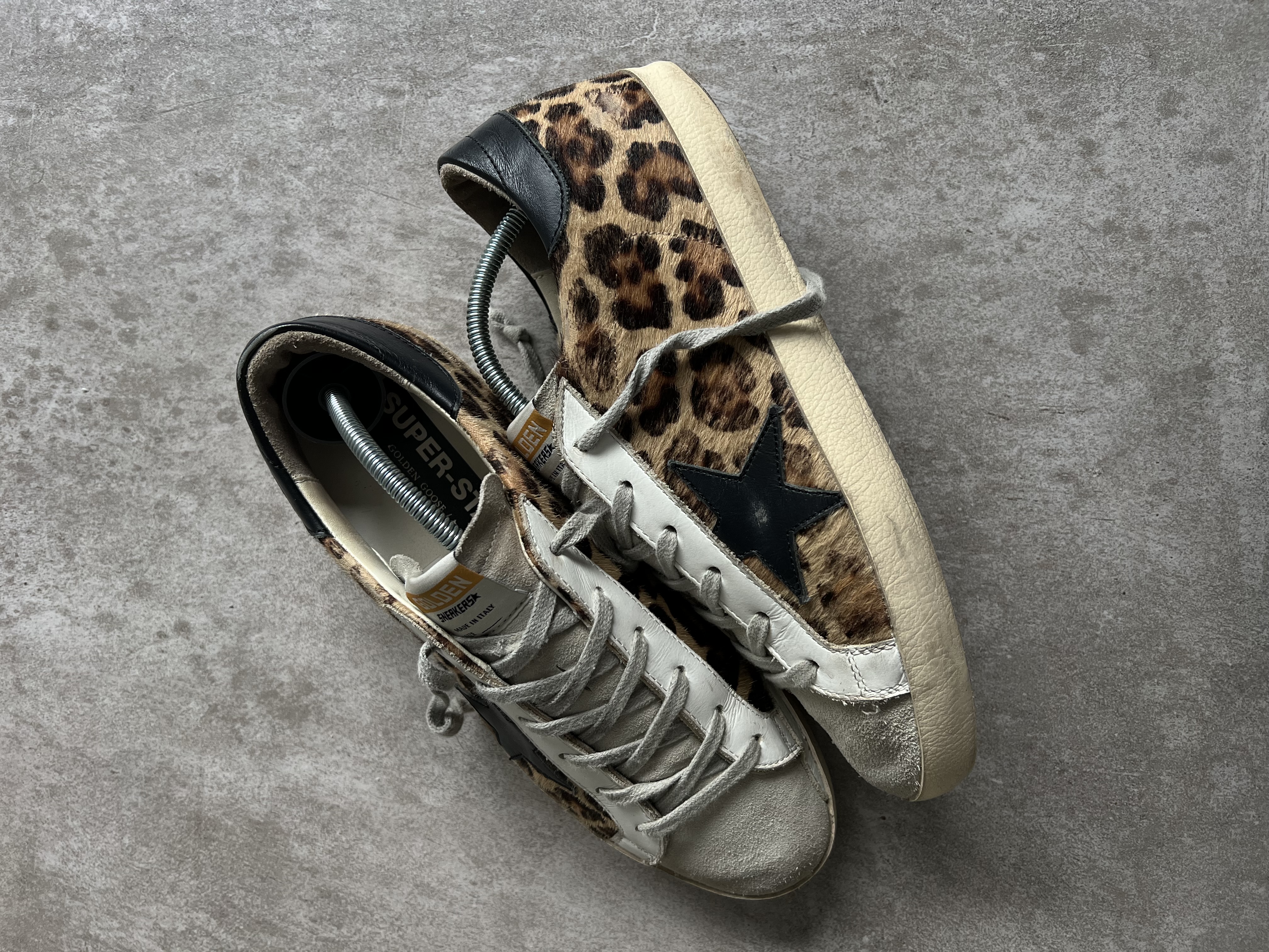 Golden Goose Superstar Animal Print