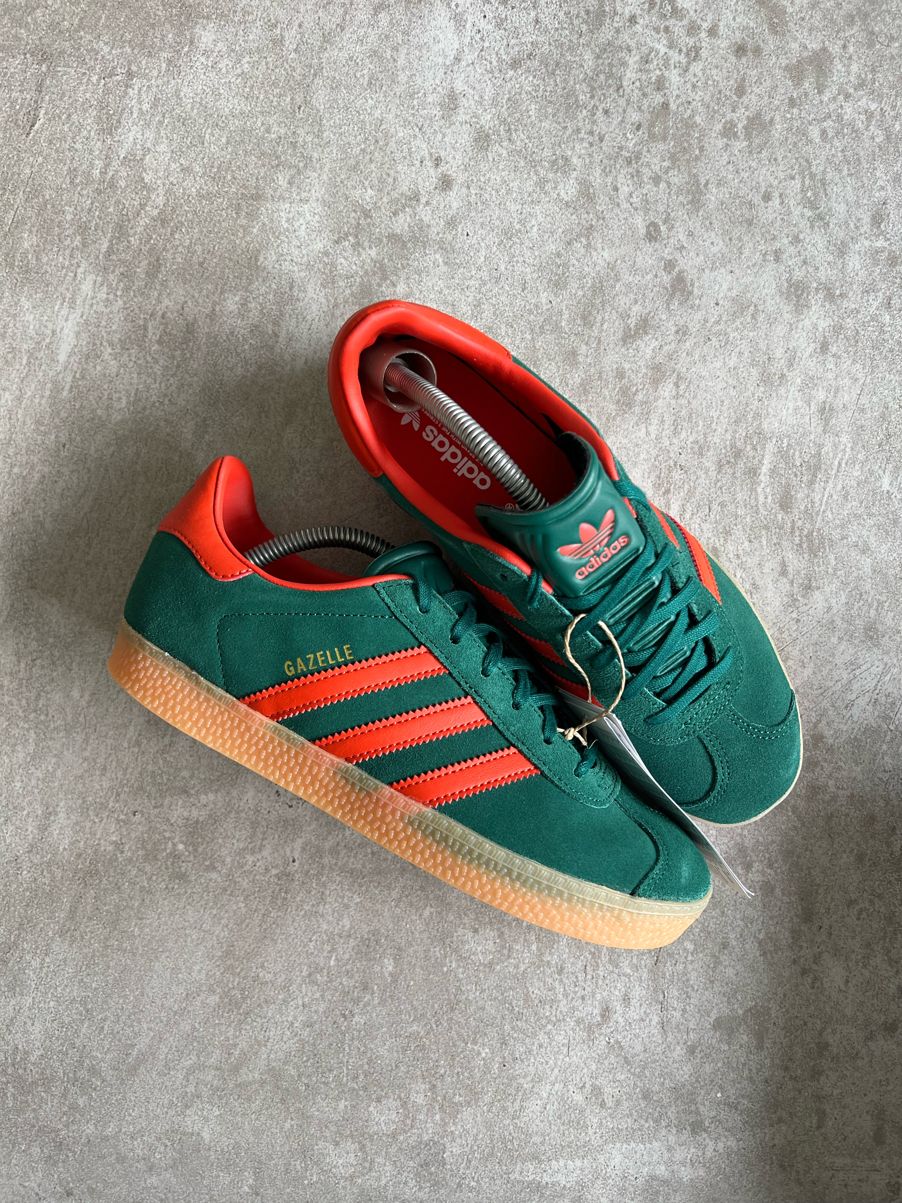 Adidas Gazelle Green & Orange