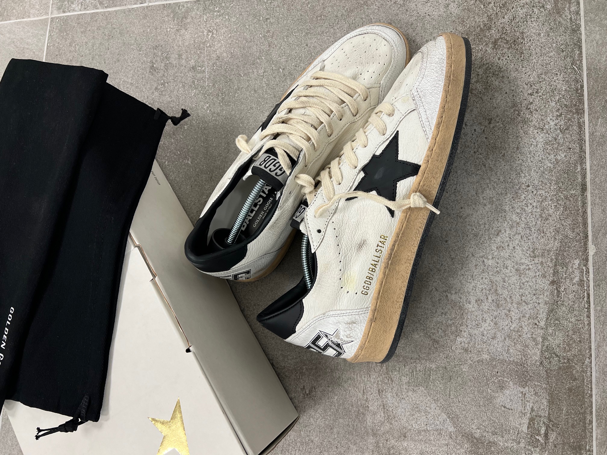 Golden Goose Ball Star White & Black