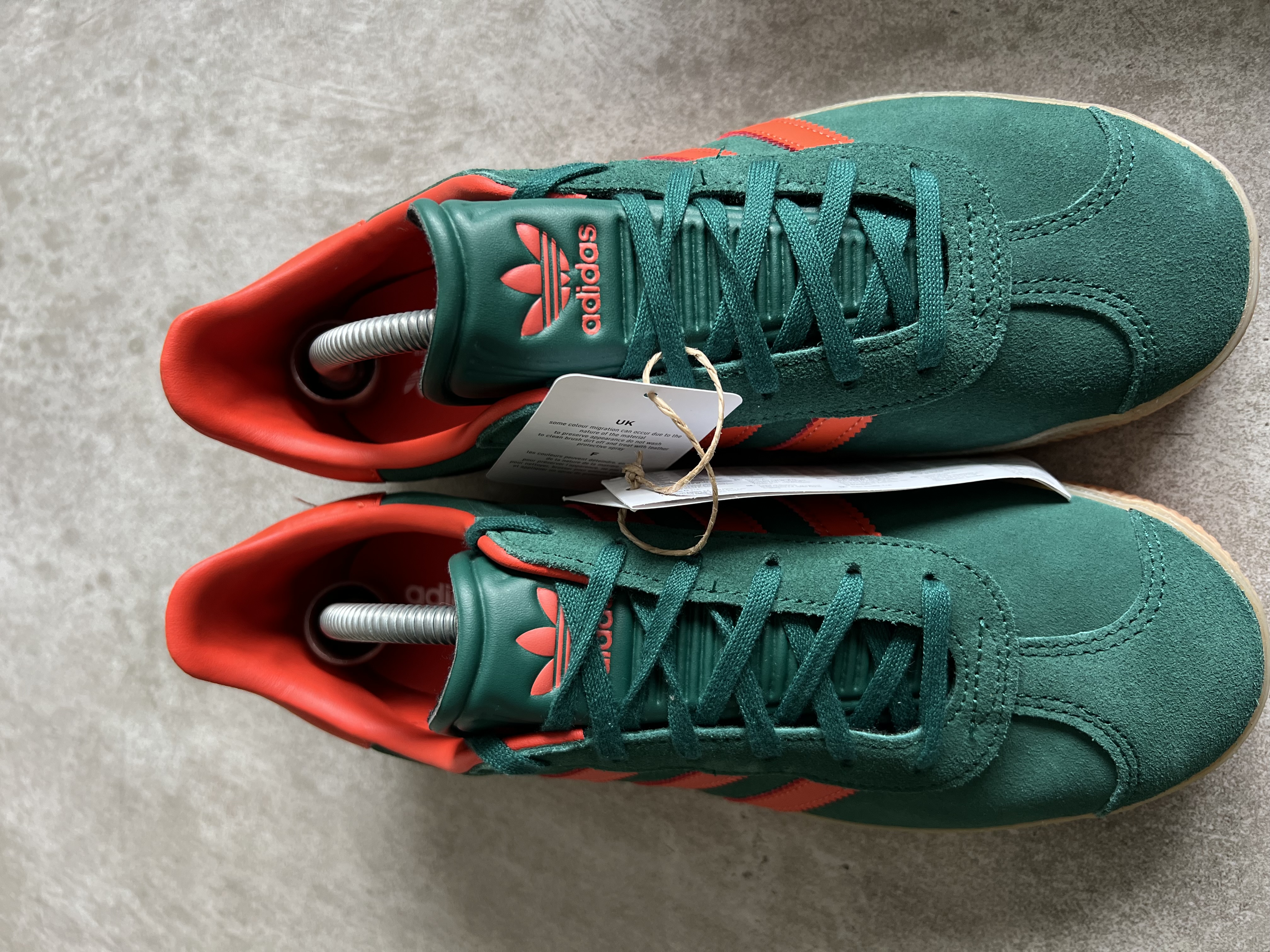 Adidas Gazelle Green & Orange
