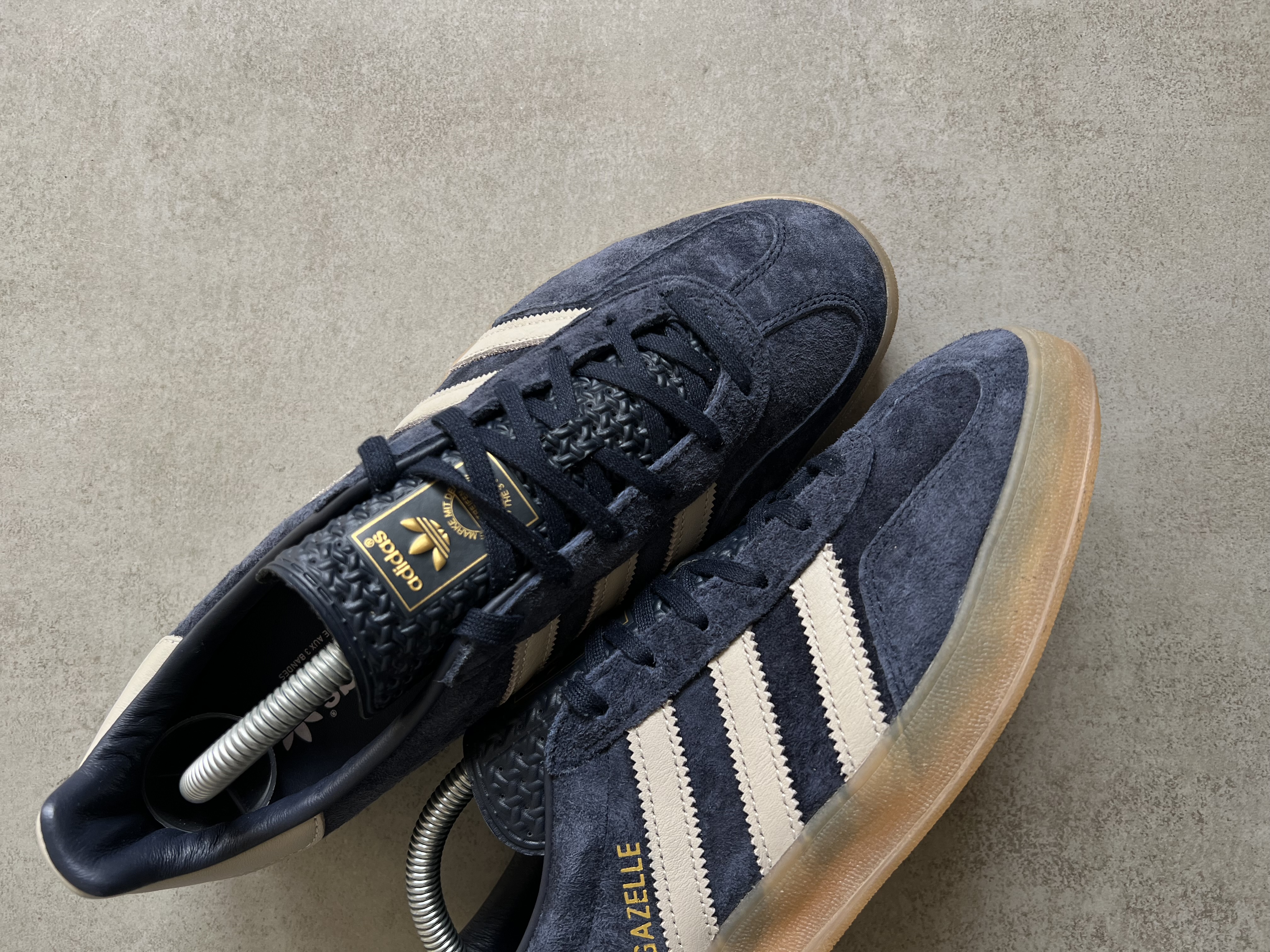 Vtg Navy Gazelle Indoor Adidas
