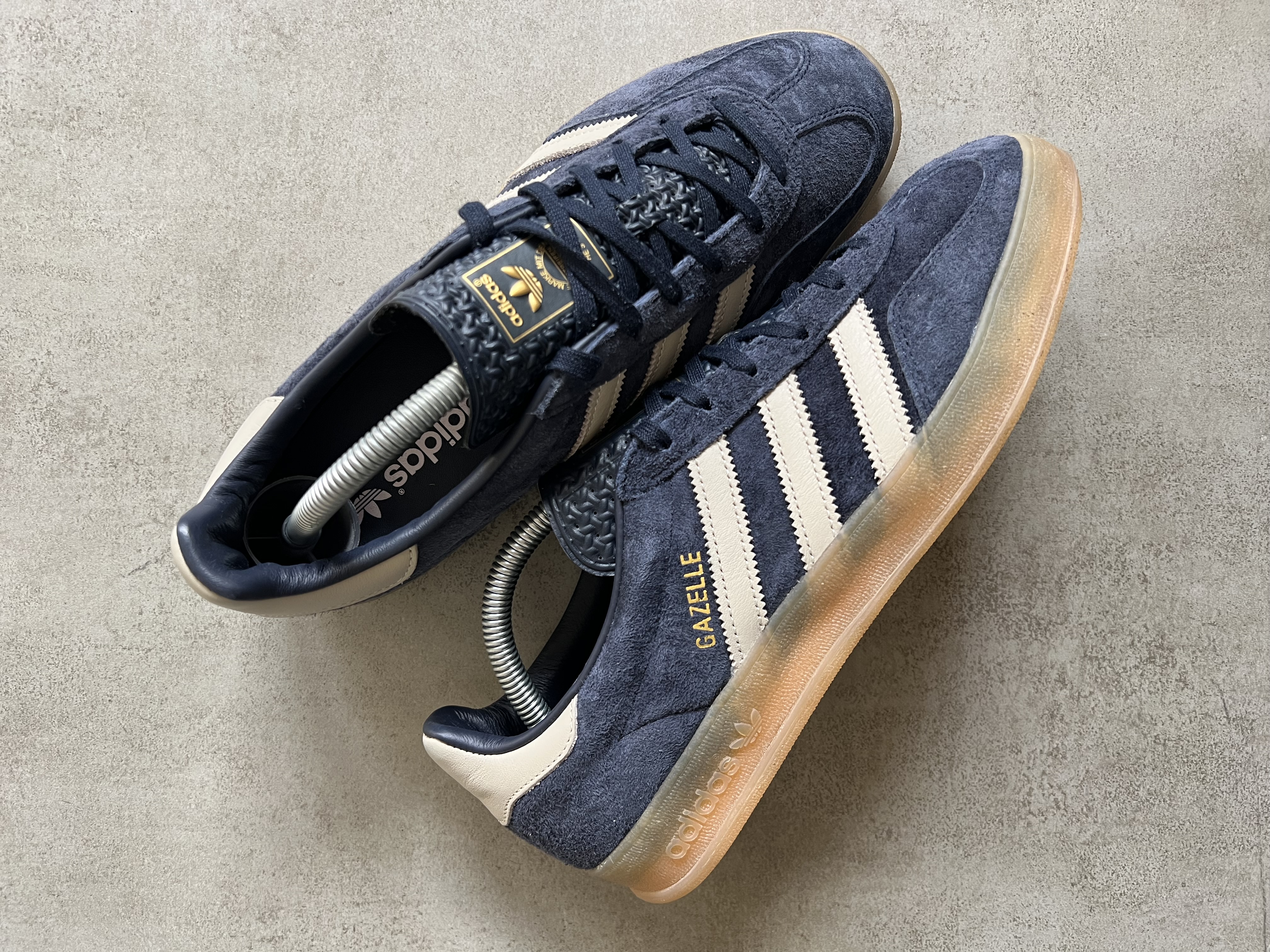 Vtg Navy Gazelle Indoor Adidas