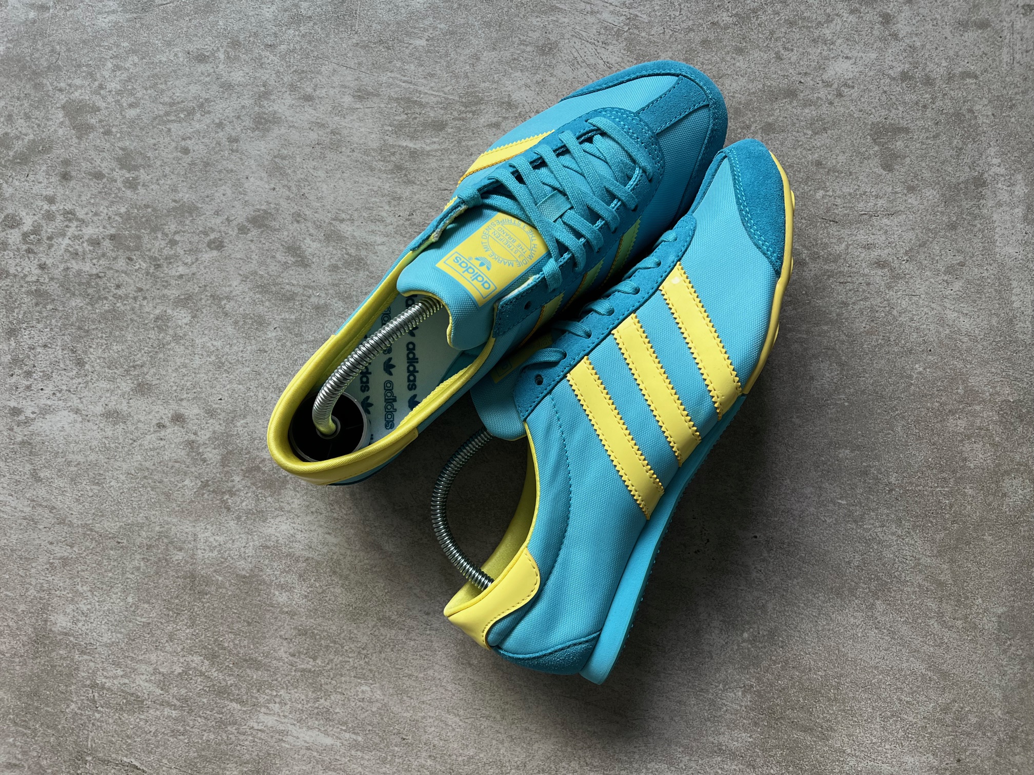 Adidas Blue & Yellow Vintage