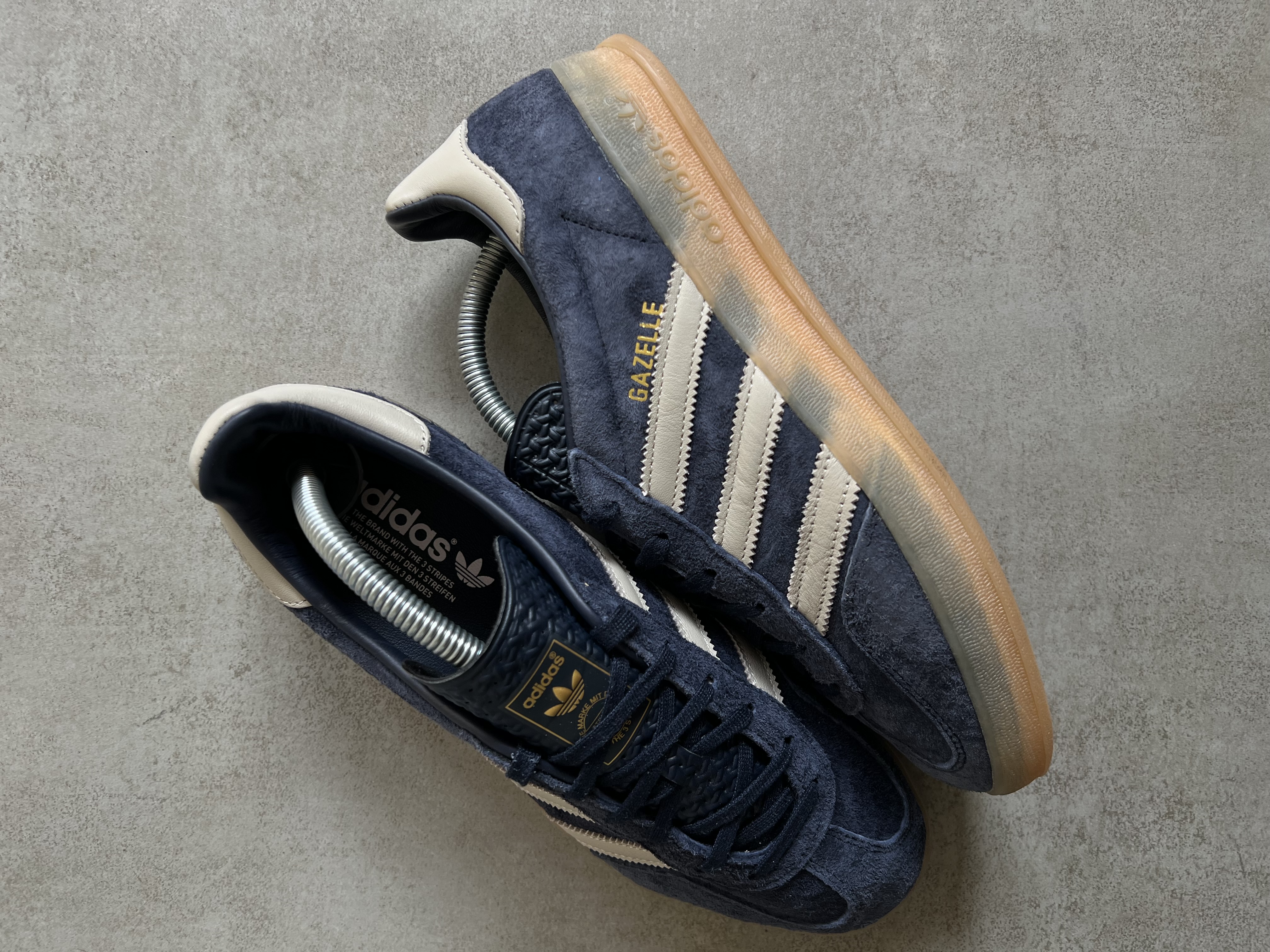 Vtg Navy Gazelle Indoor Adidas