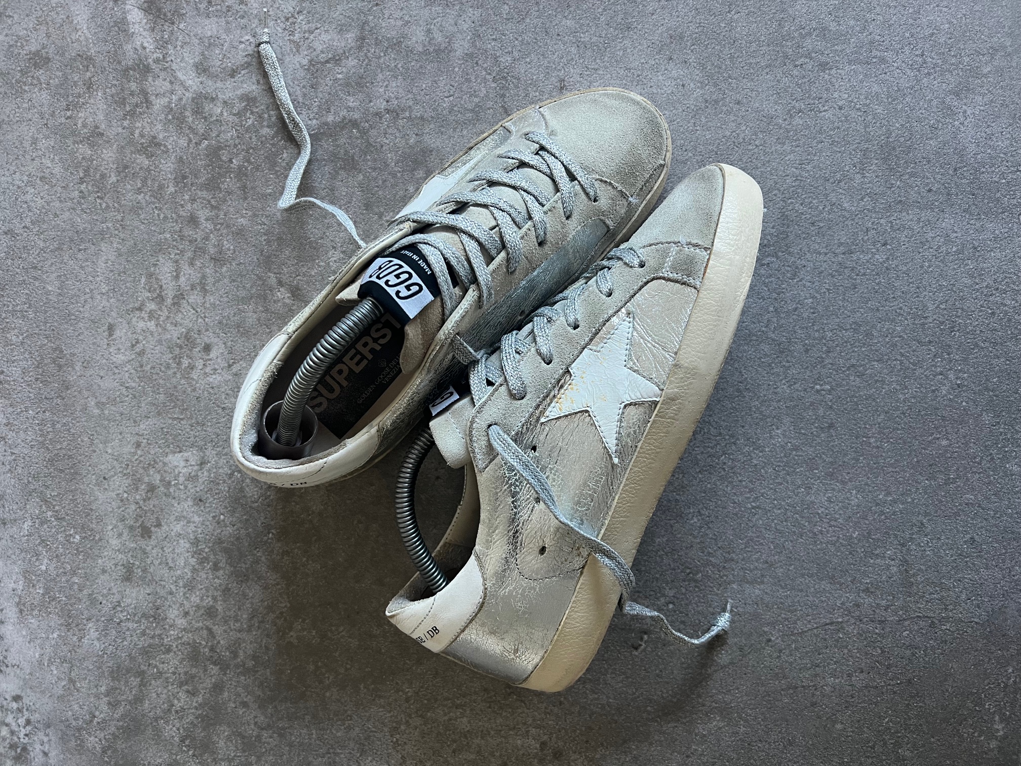 Golden Goose Superstar Silver