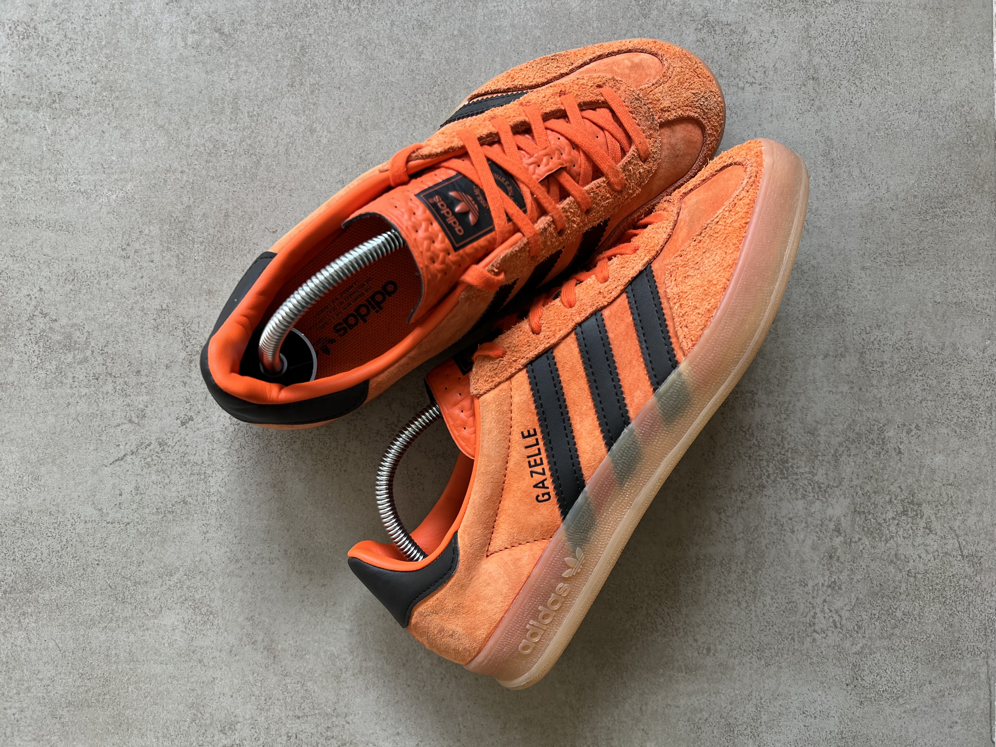 Vintage Adidas Gazelle Indoor Orange & Black