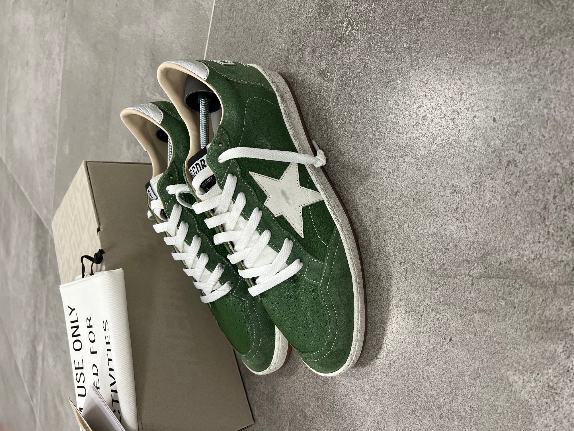 Golden Goose Ball Star Green BNWT