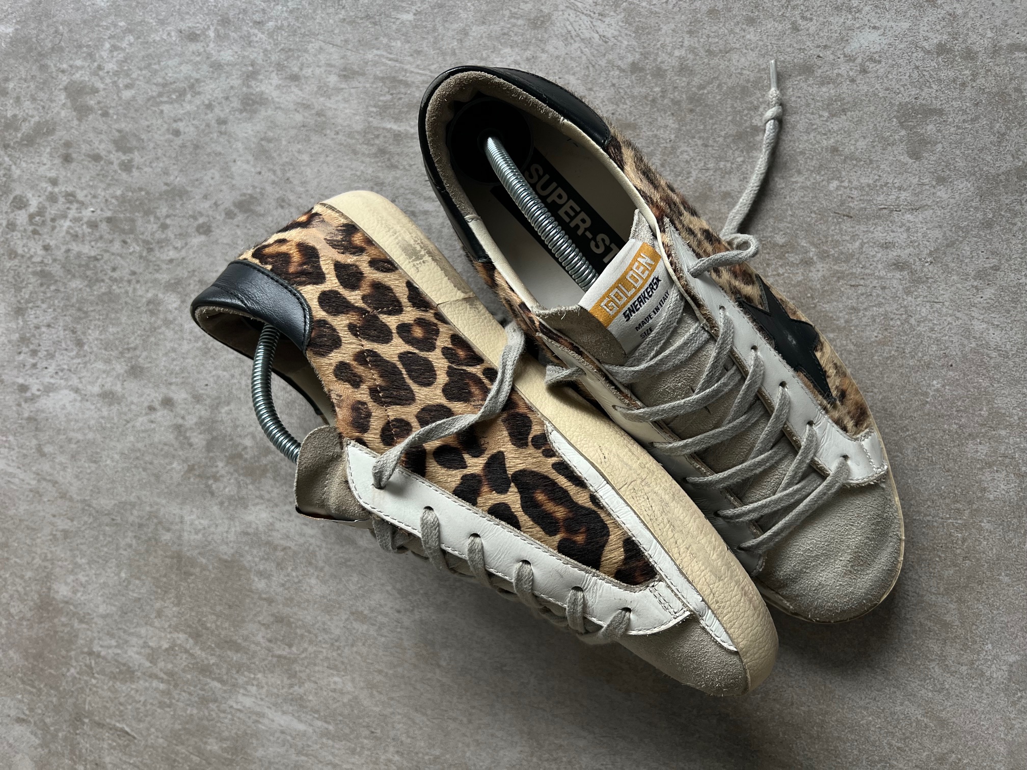 Golden Goose Superstar Animal Print
