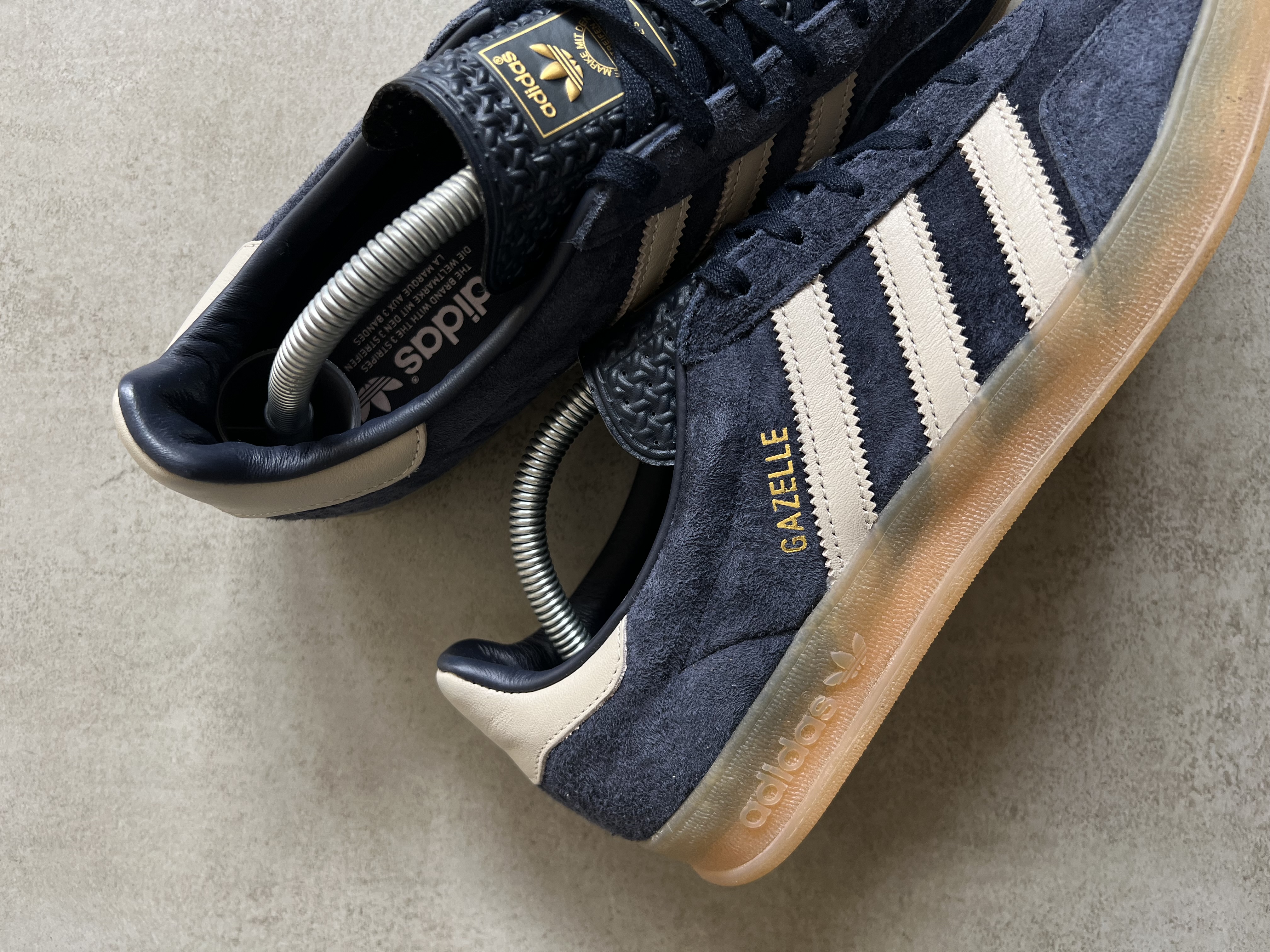Vtg Navy Gazelle Indoor Adidas
