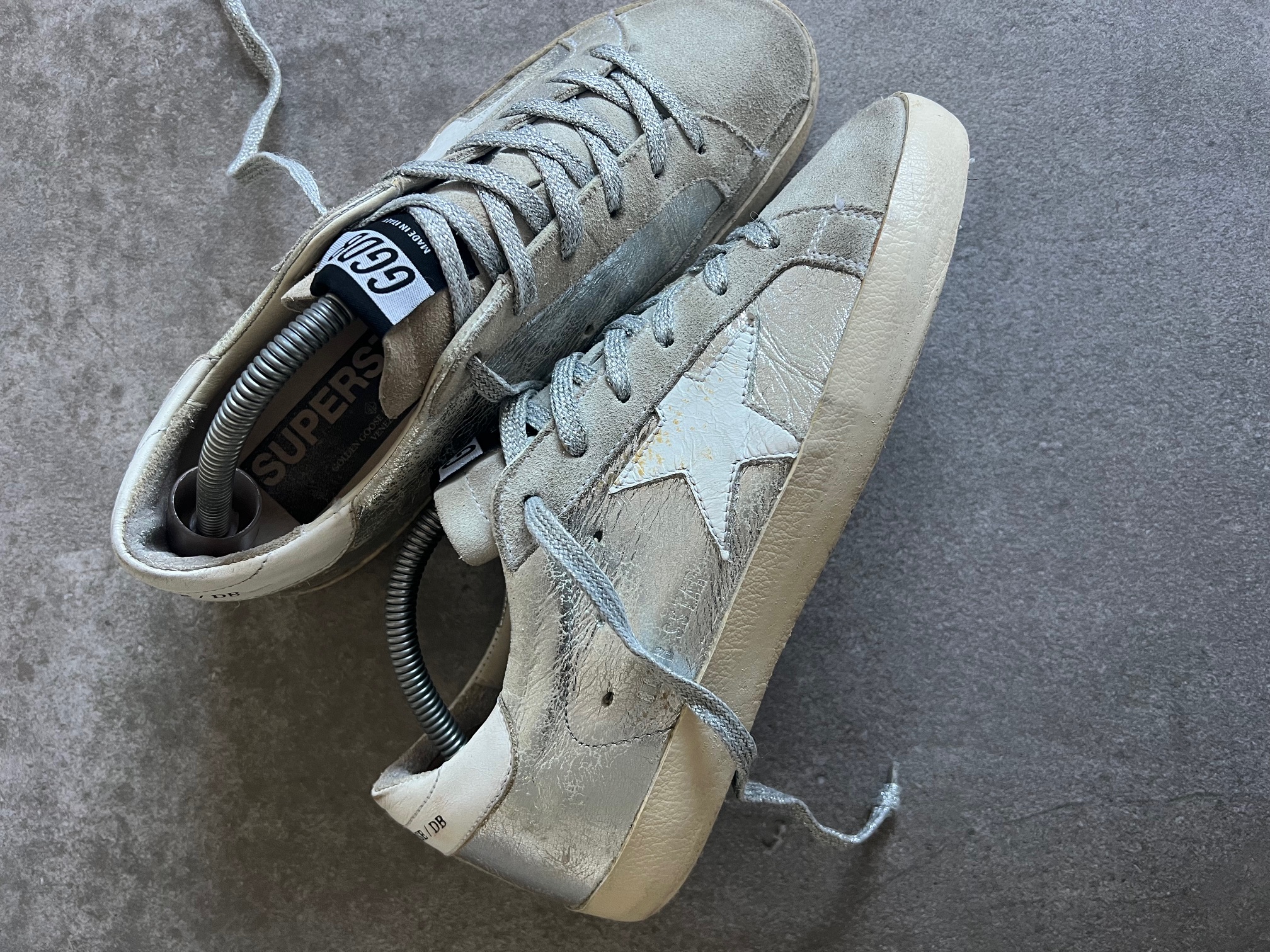 Golden Goose Superstar Silver