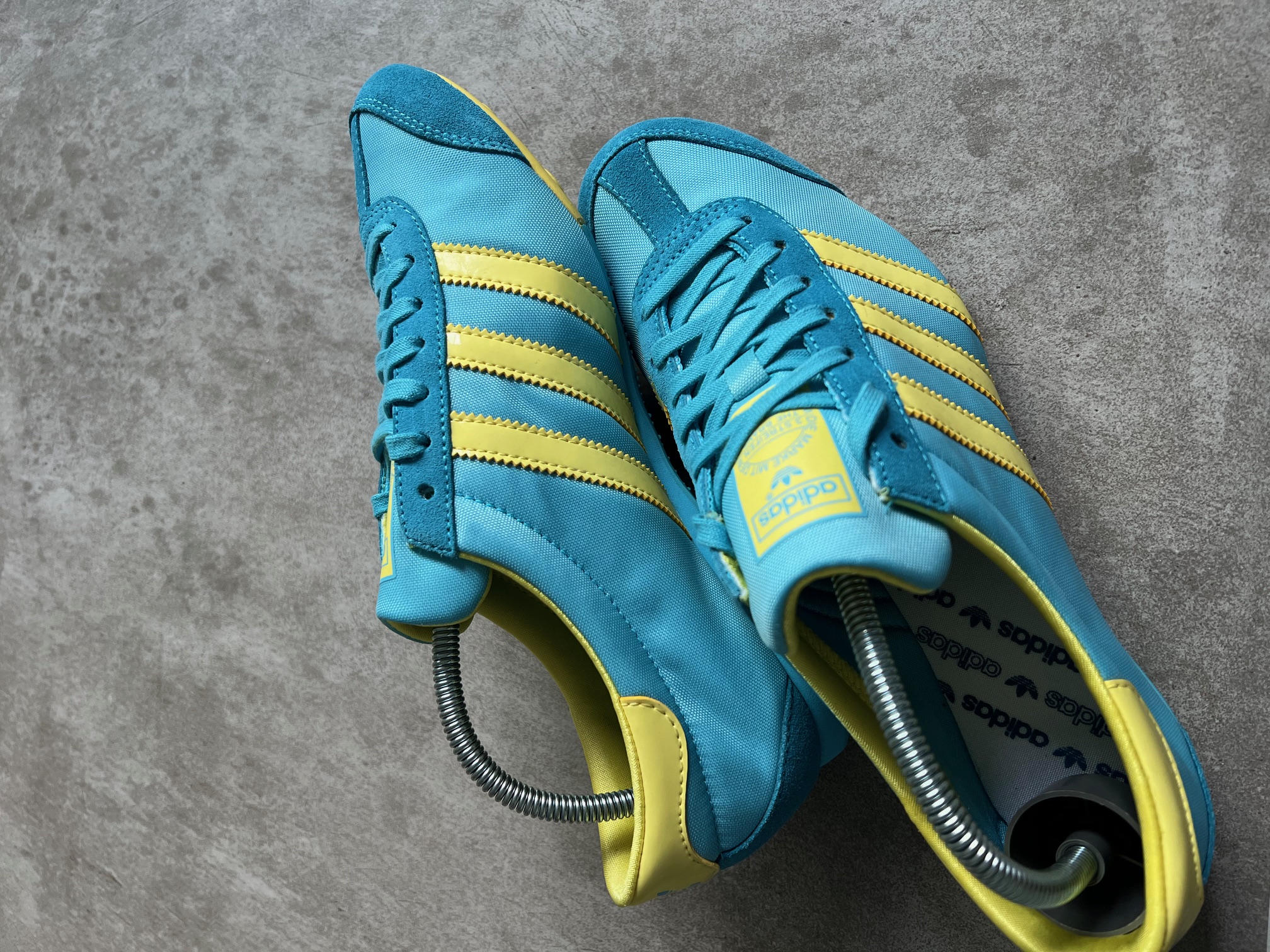Adidas Blue & Yellow Vintage