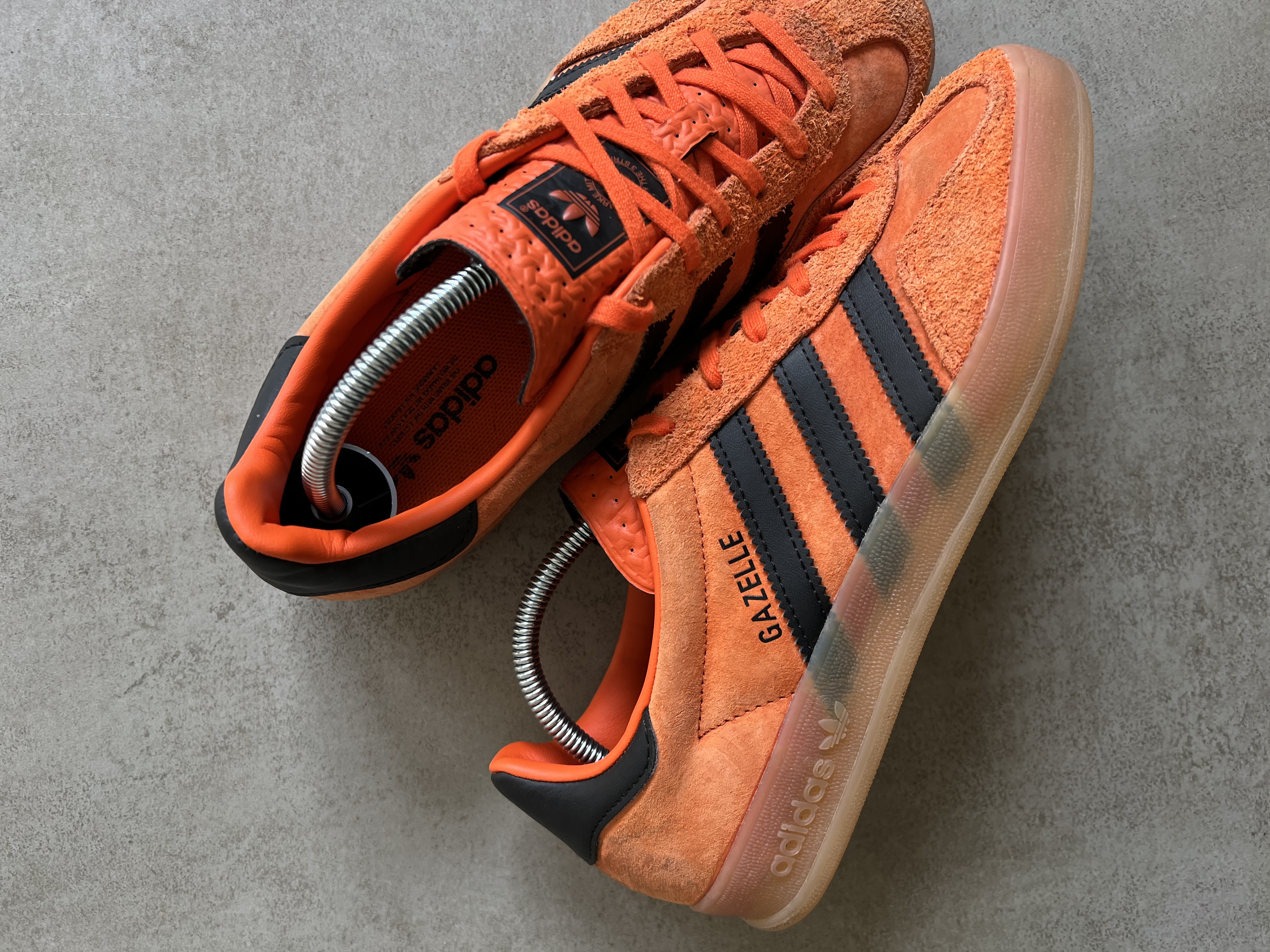 Vintage Adidas Gazelle Indoor Orange & Black