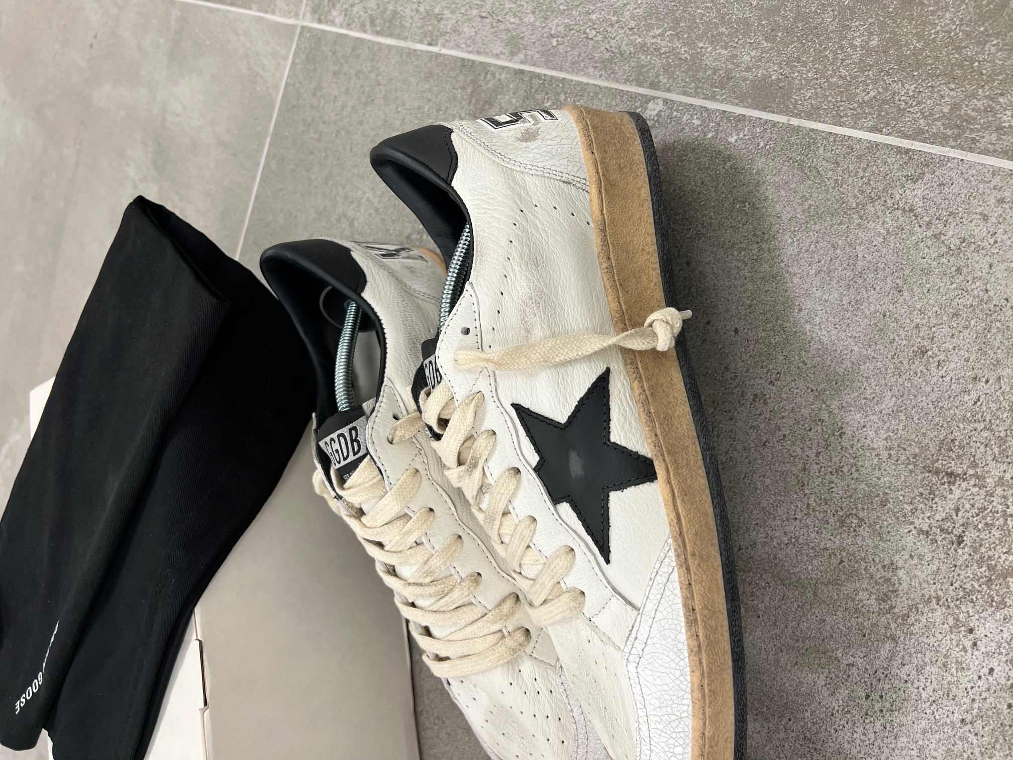 Golden Goose Ball Star White & Black