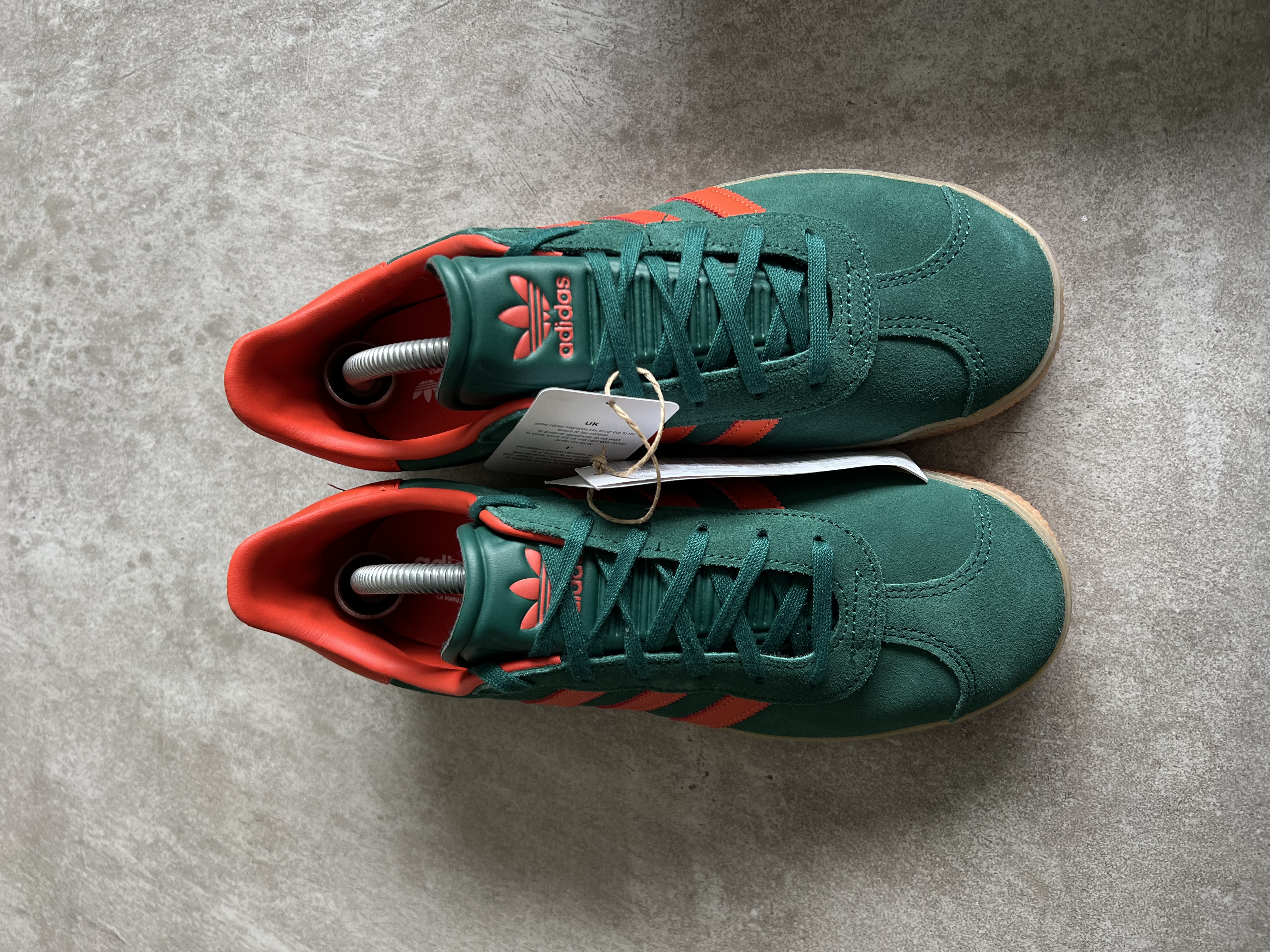 Adidas Gazelle Green & Orange