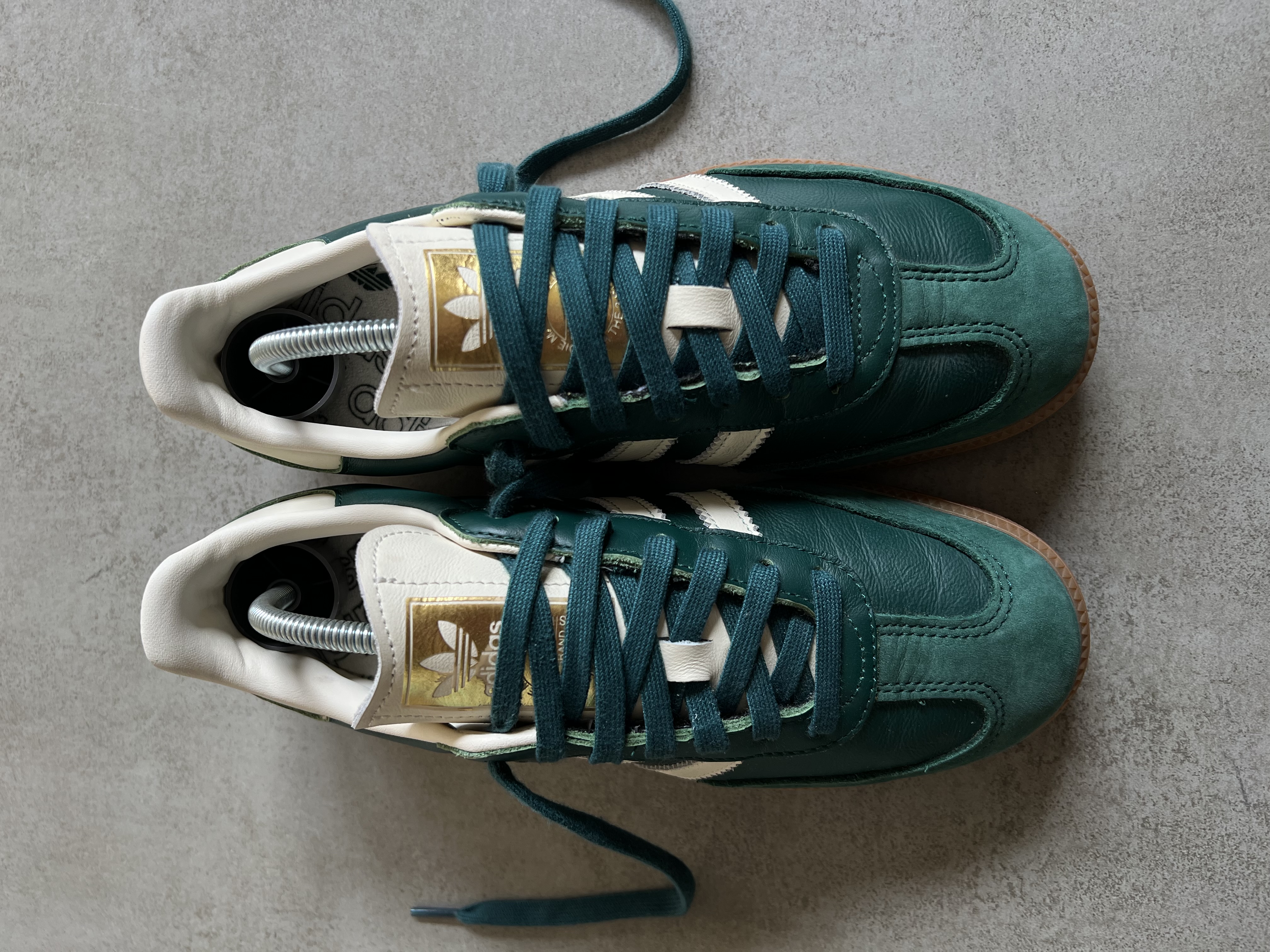 Green Adidas Samba OG Retro