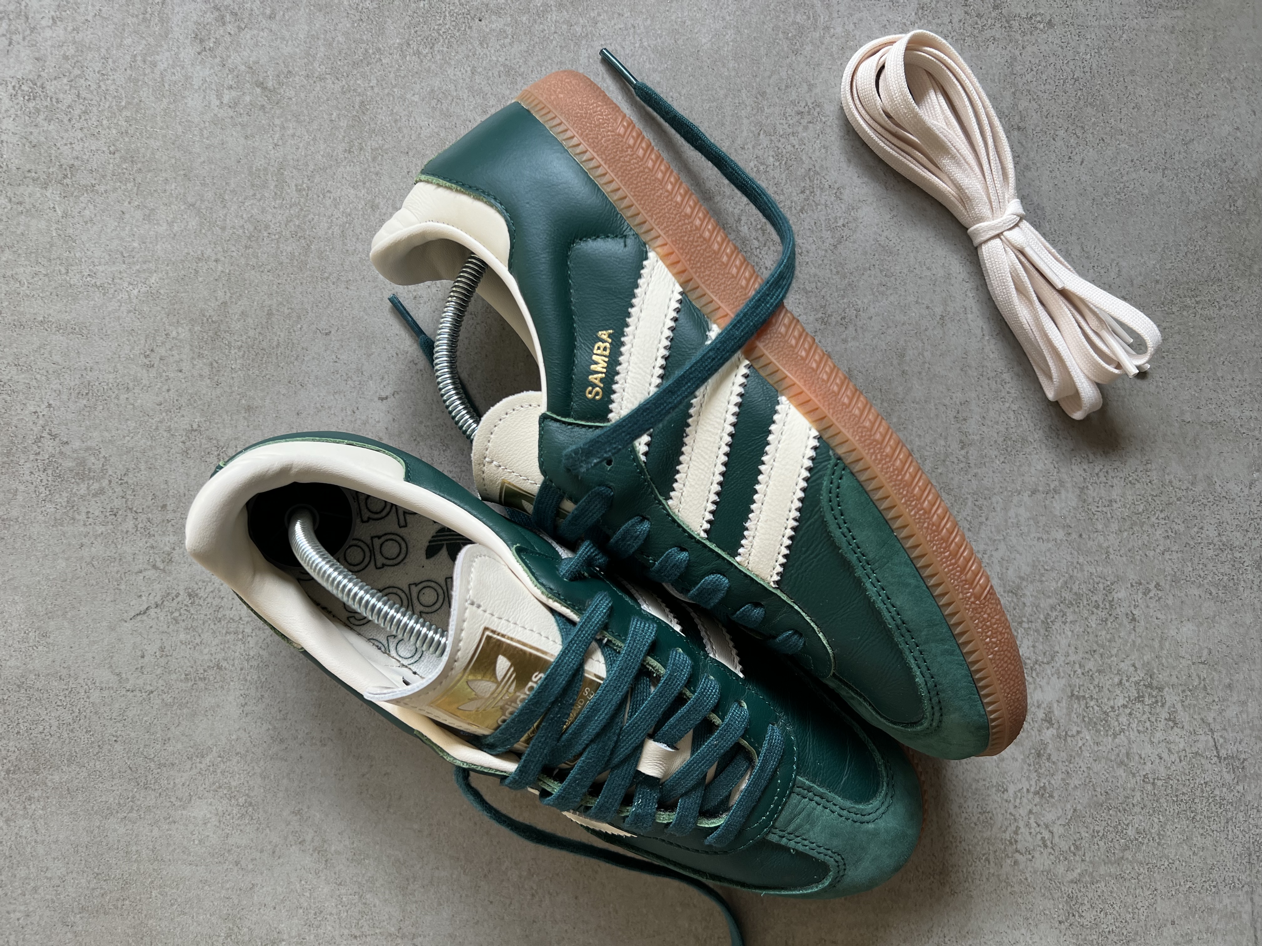 Green Adidas Samba OG Retro