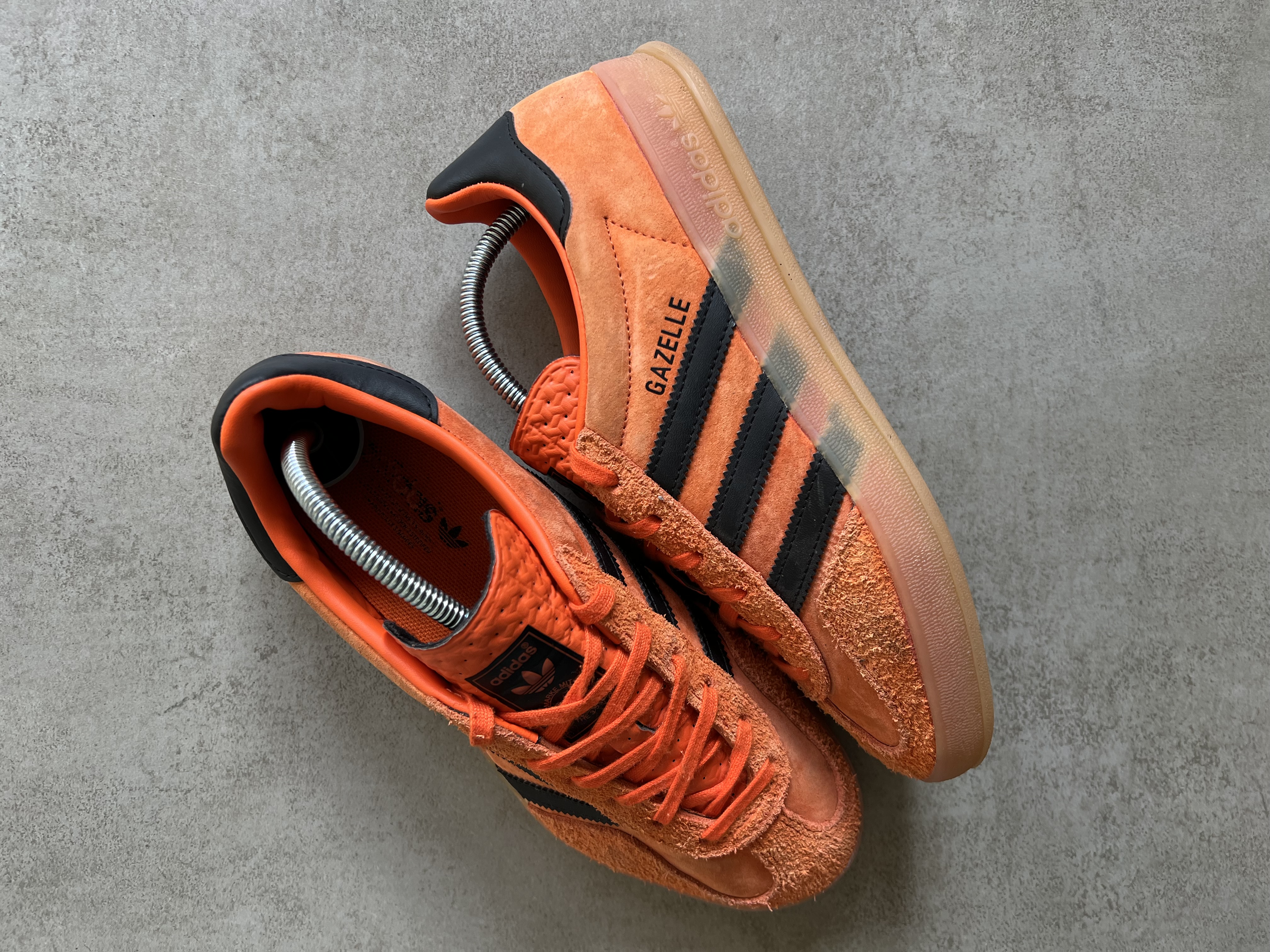 Vintage Adidas Gazelle Indoor Orange & Black