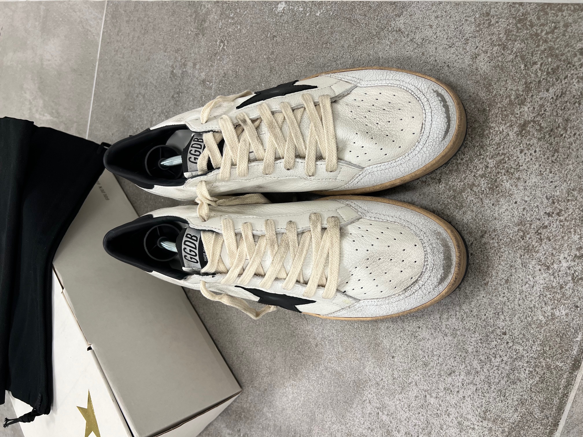 Golden Goose Ball Star White & Black