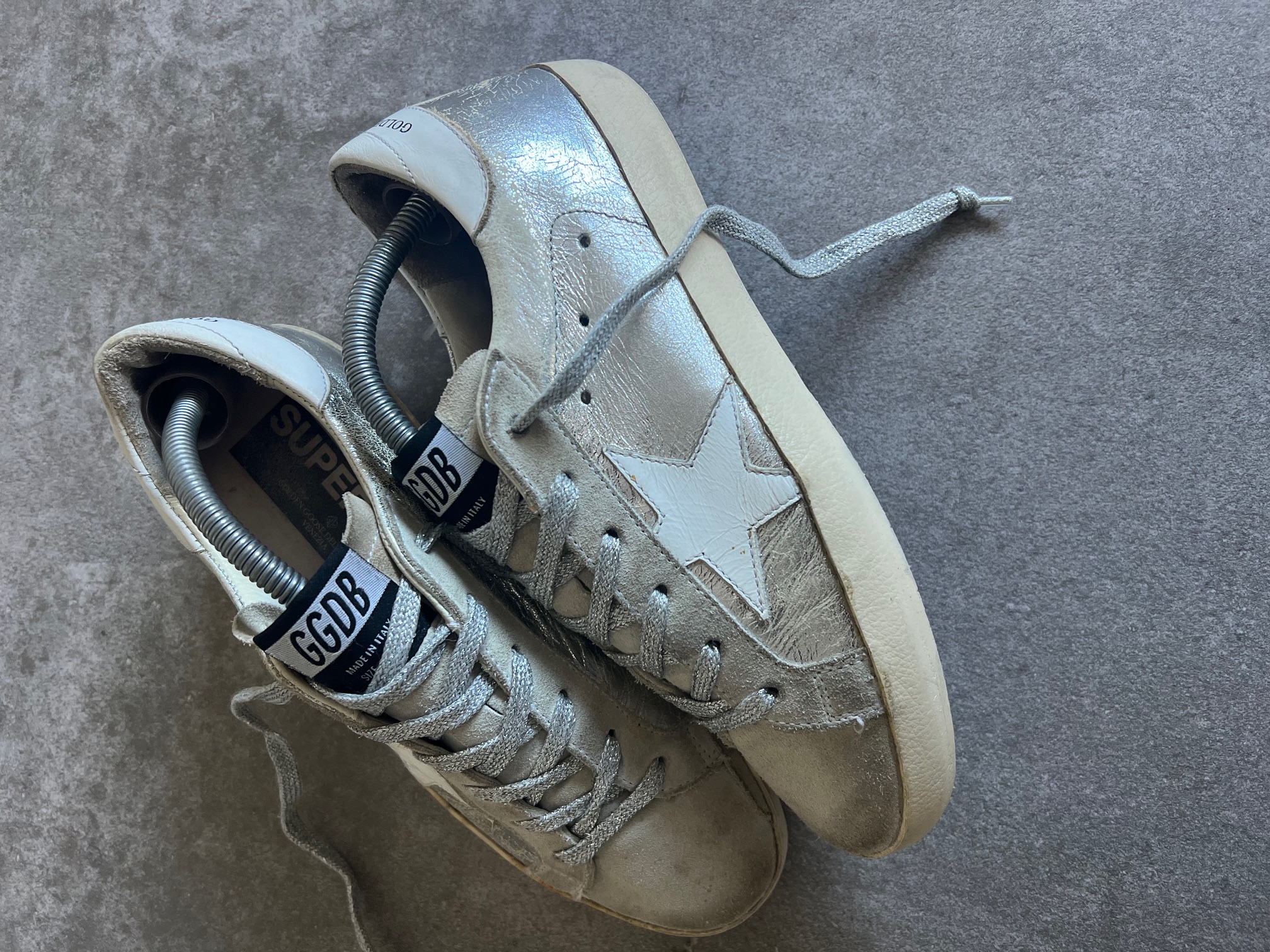 Golden Goose Superstar Silver