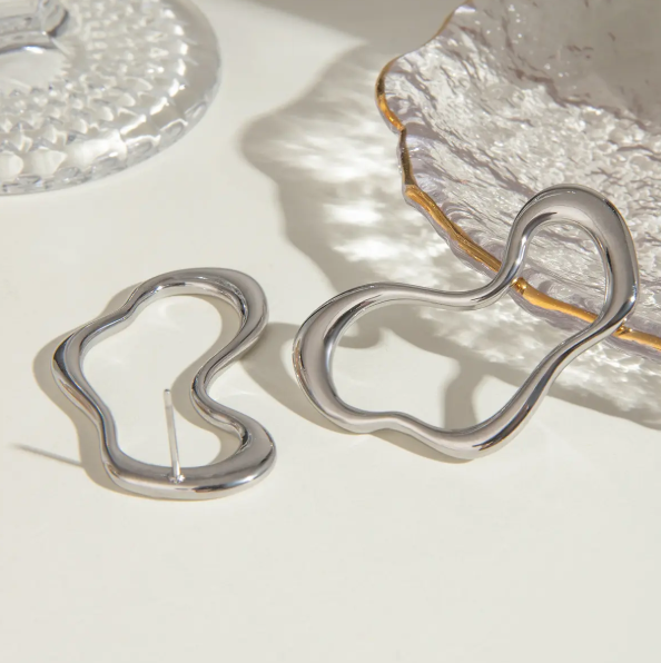 Teulrip Fashion Irregular Unique Earring  Trendy Jewelry for Girls & Women