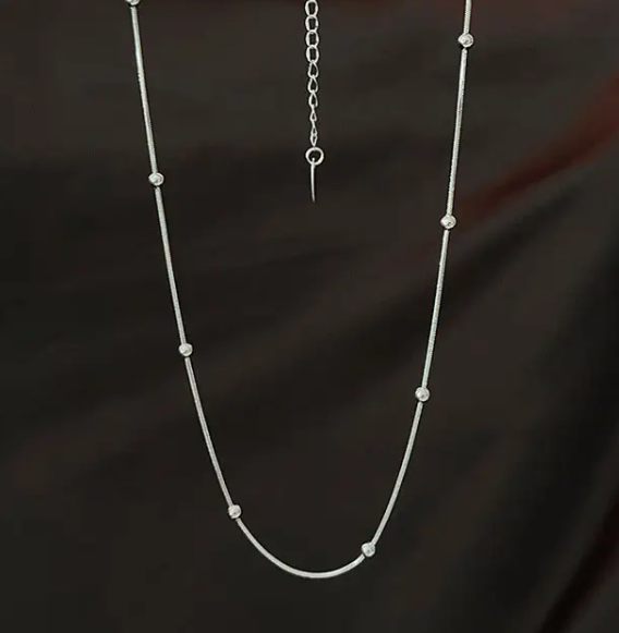 TEULRIP Simple Basic Chain No-Fade Stainless Steel Necklace for Girls & Women