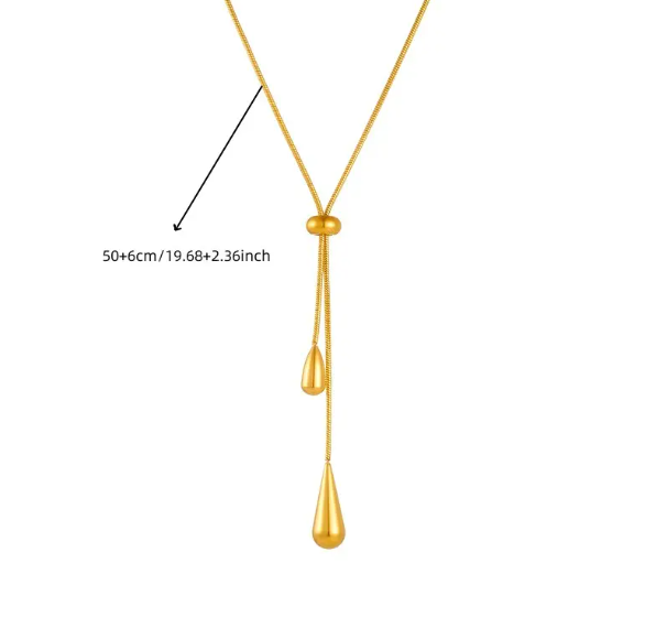 TEULRIP Snake Bone Chain Necklace