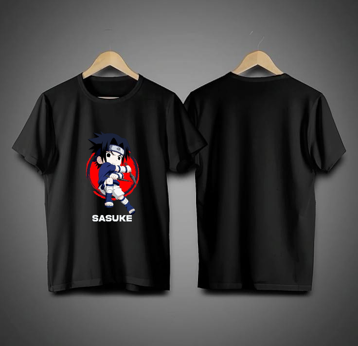 Sasuke Cartoon Graphic T-Shirt