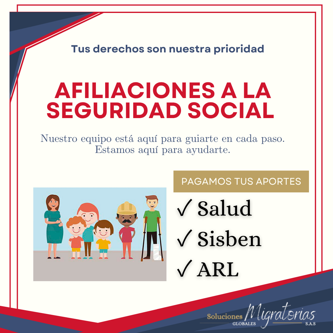 Afiliaciones a la seguridad social