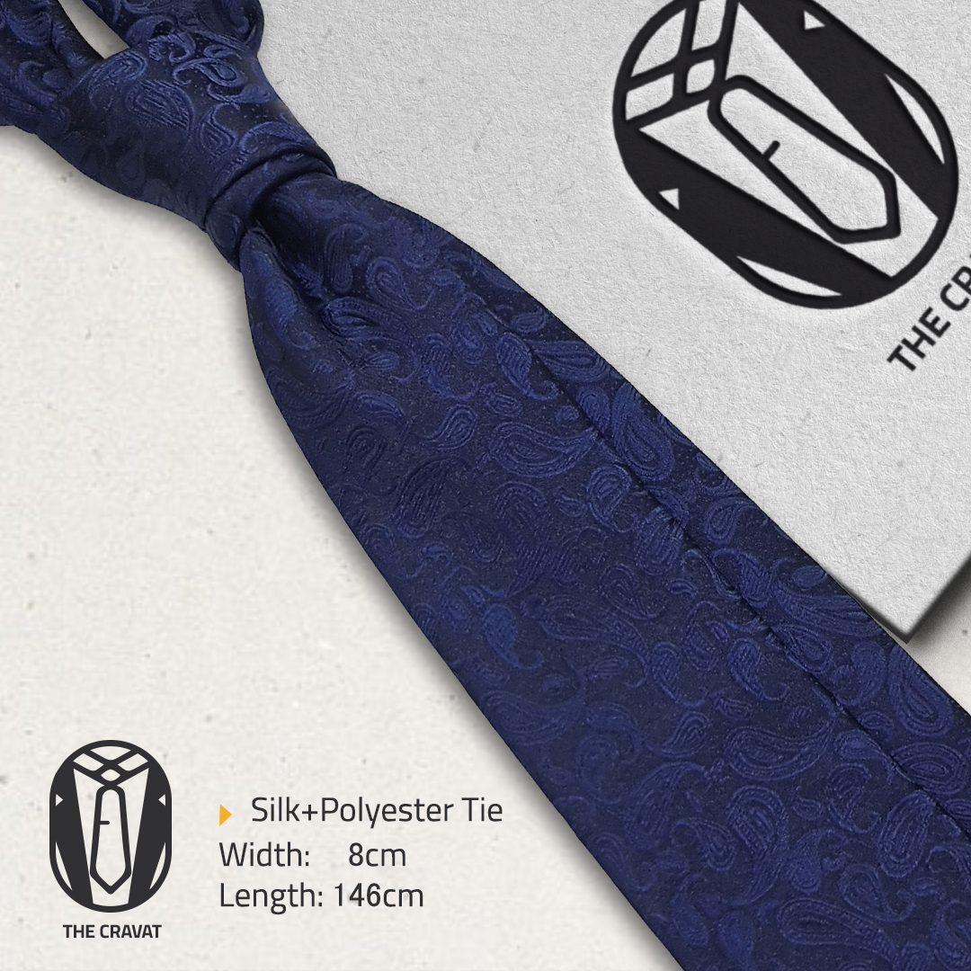 Paisley Bule Necktie