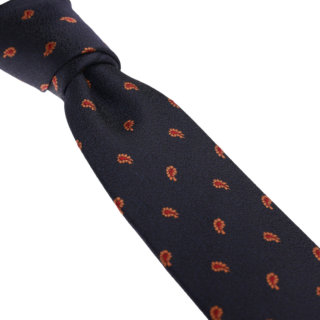 Classic Navy Paisley Necktie