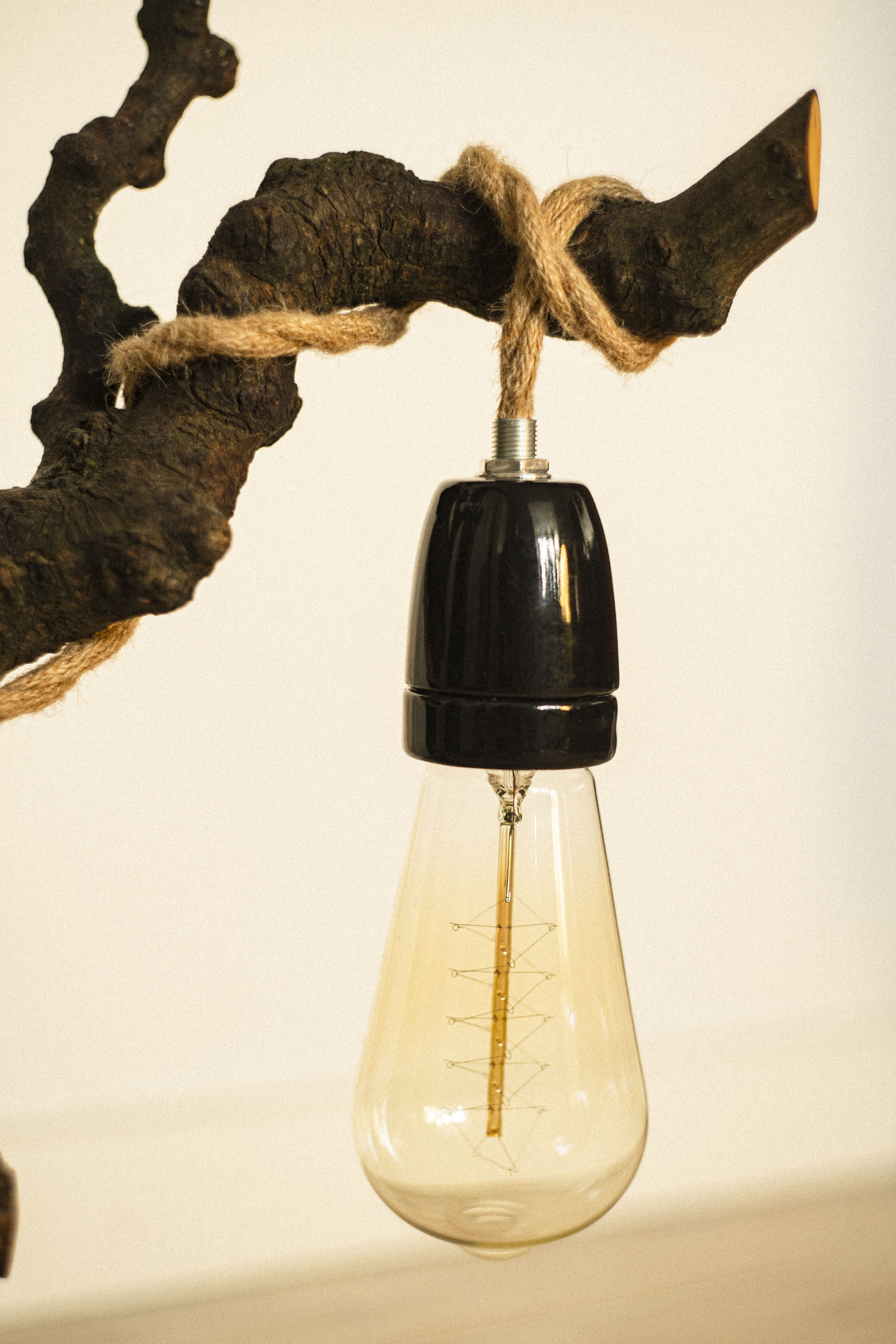 Handmade Wooden Lamp