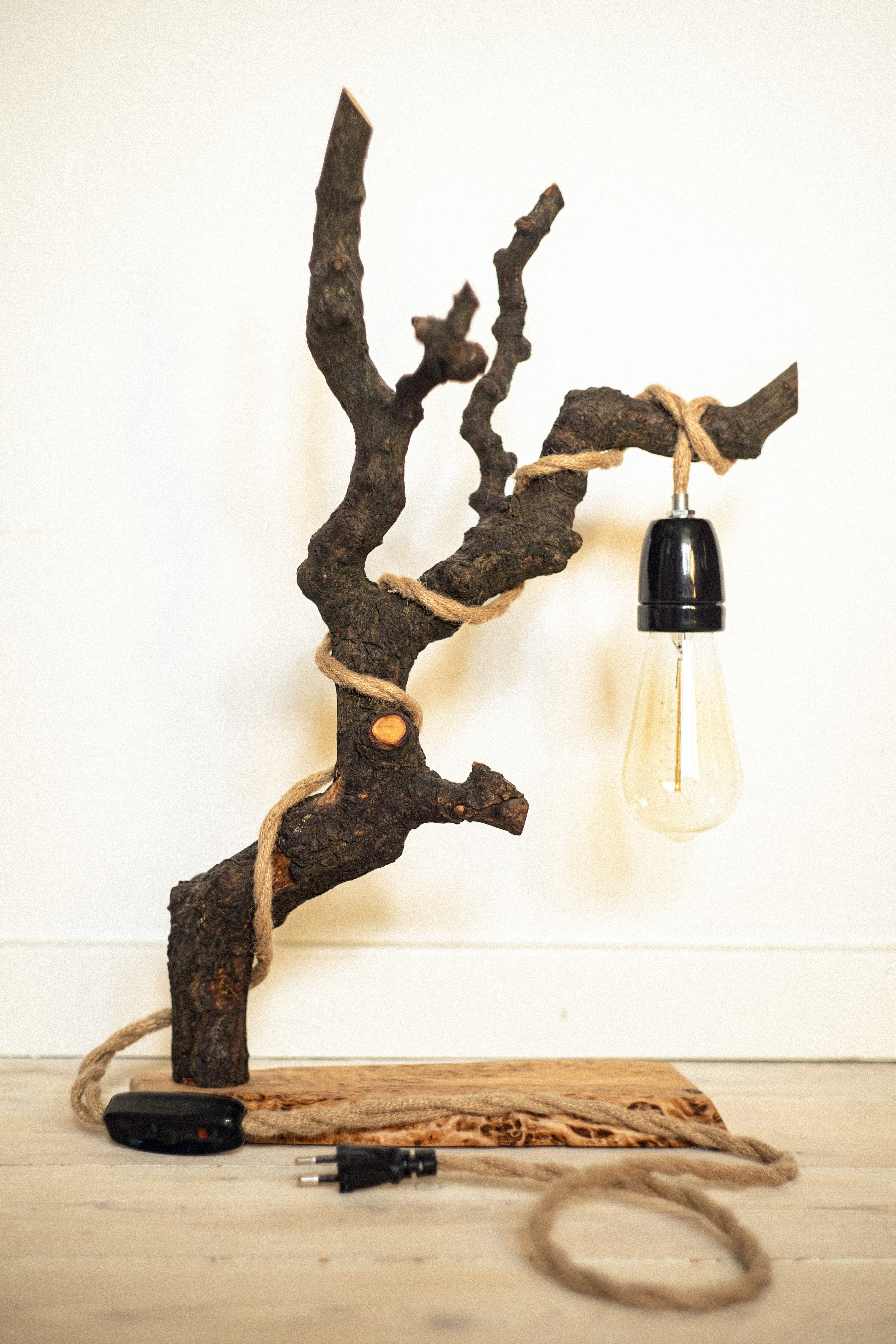 Handmade Wooden Lamp
