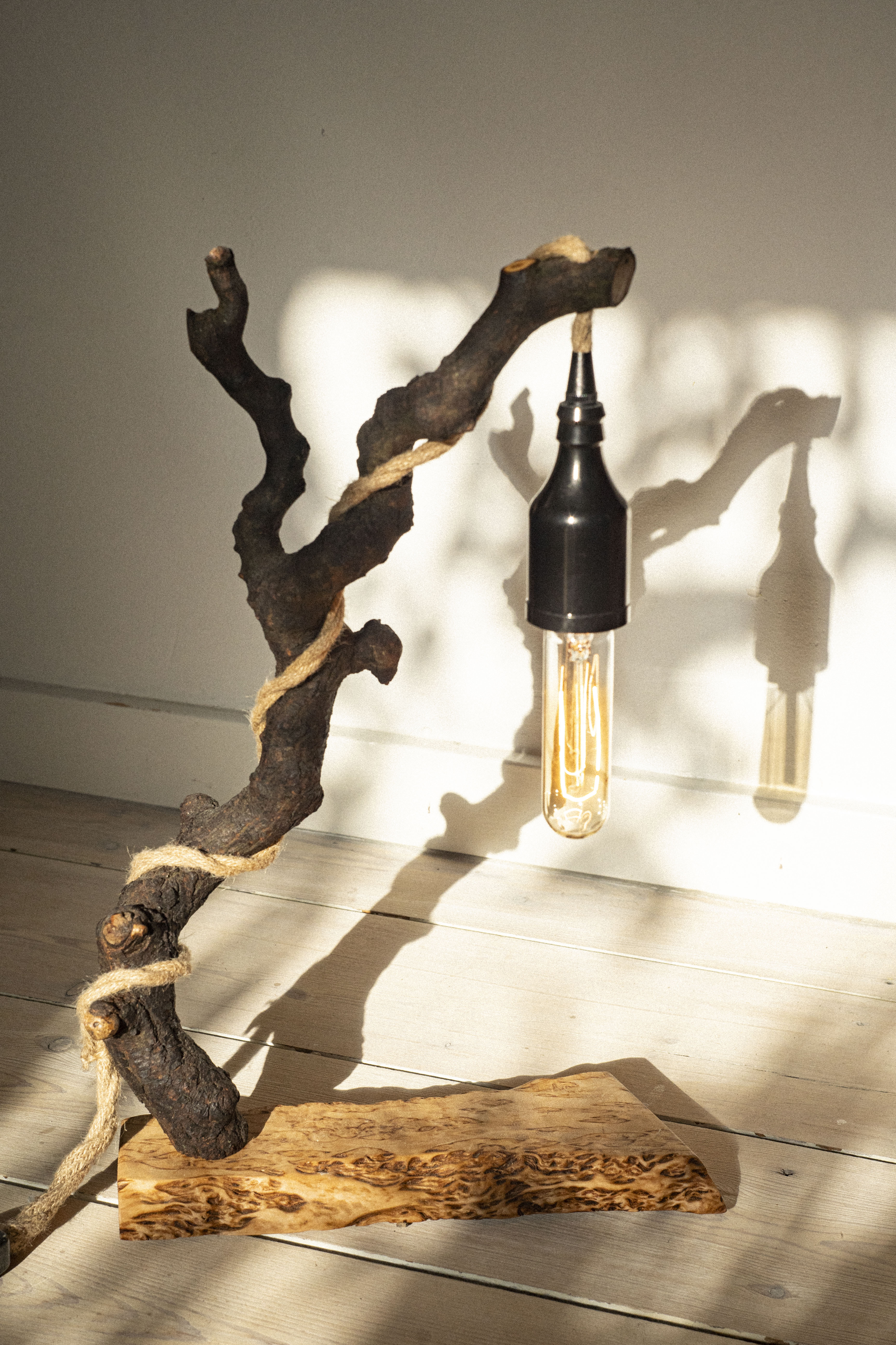 Handmade Wooden Lamp