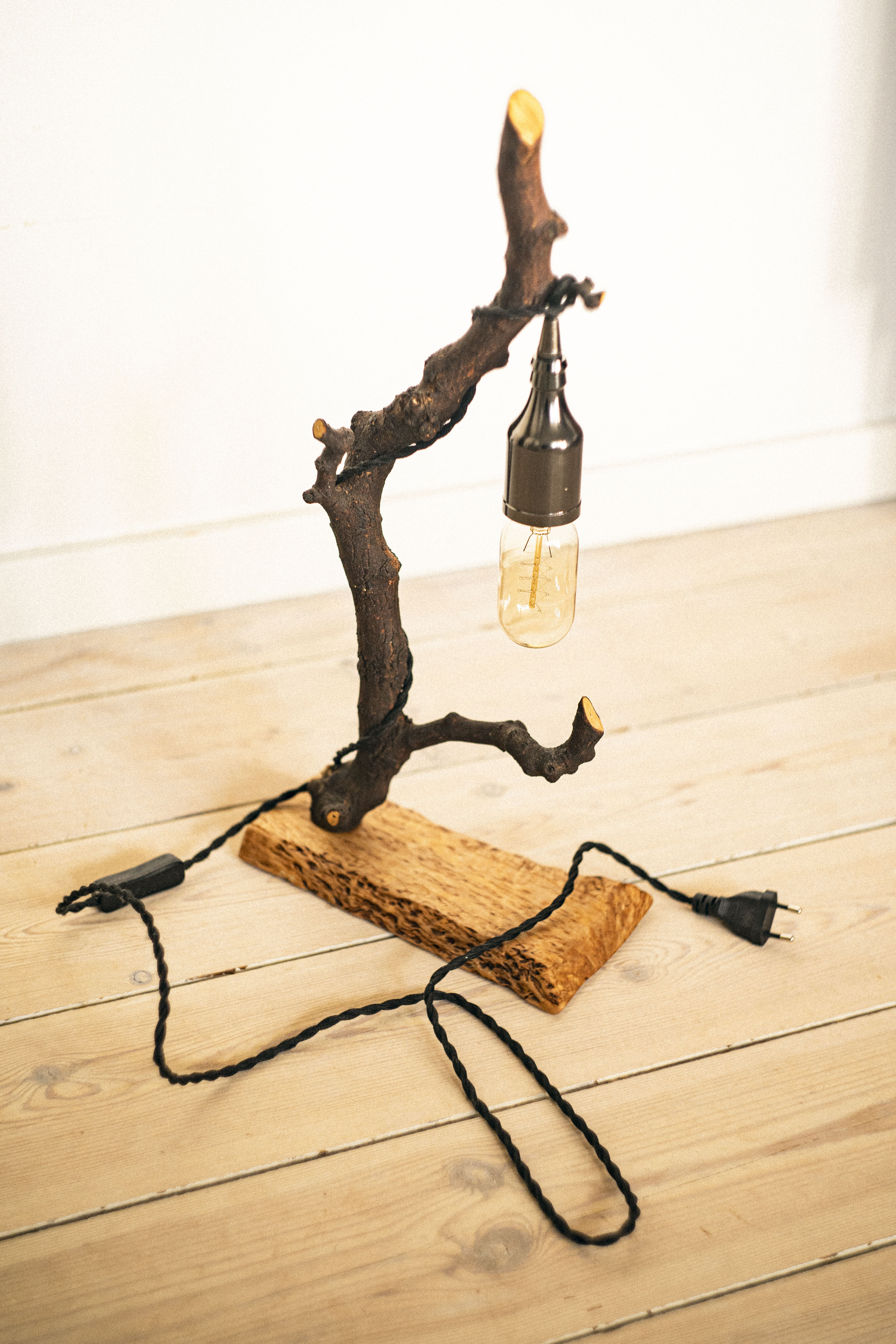 Handmade Wooden Lamp