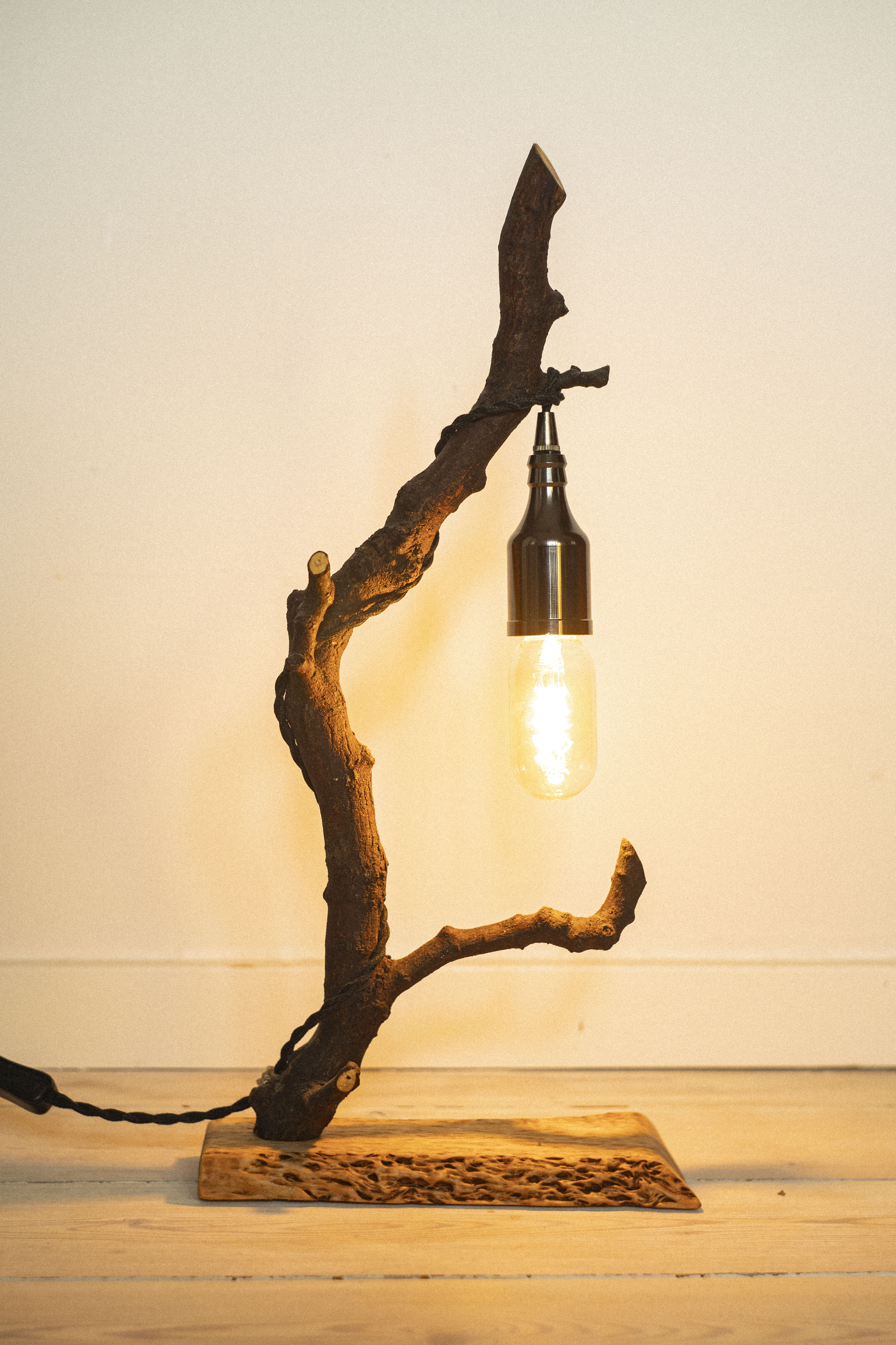 Handmade Wooden Lamp